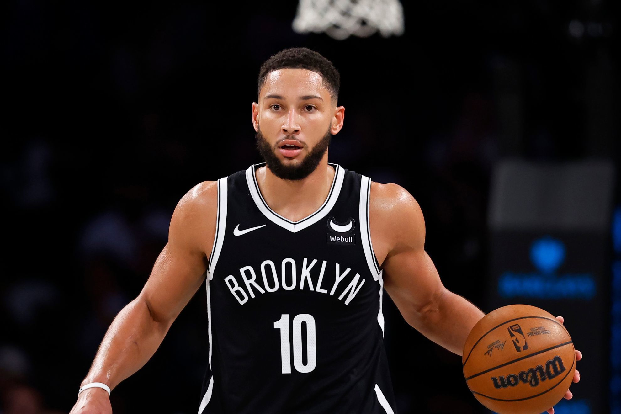 Ben Simmons with the Nets