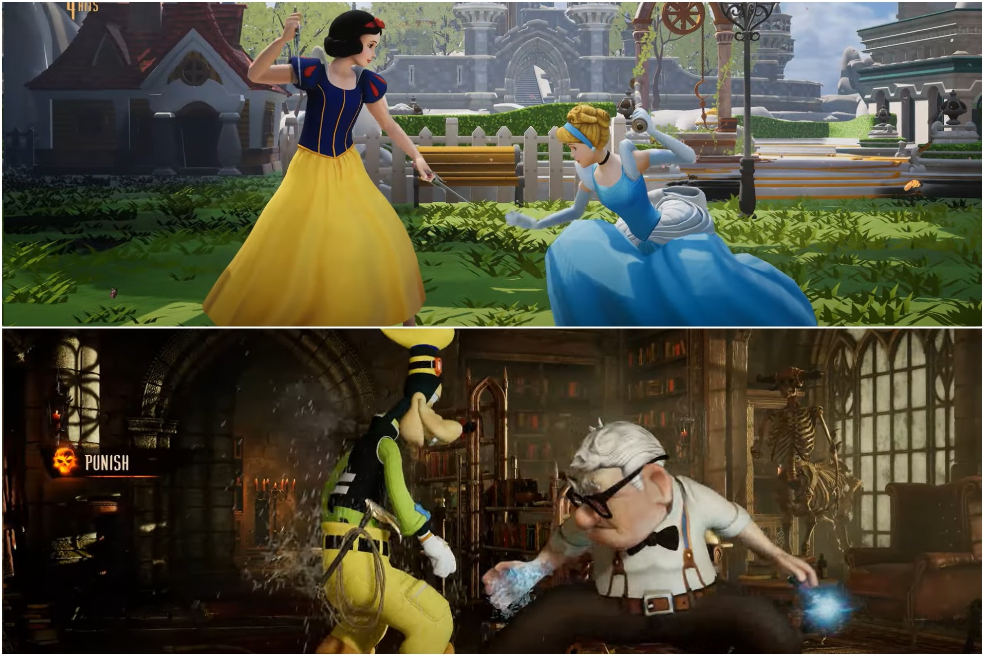 Cenicienta haciendo un fatality a Blancanieves?: As es el mod de Mortal Kombat con los personajes de Disney