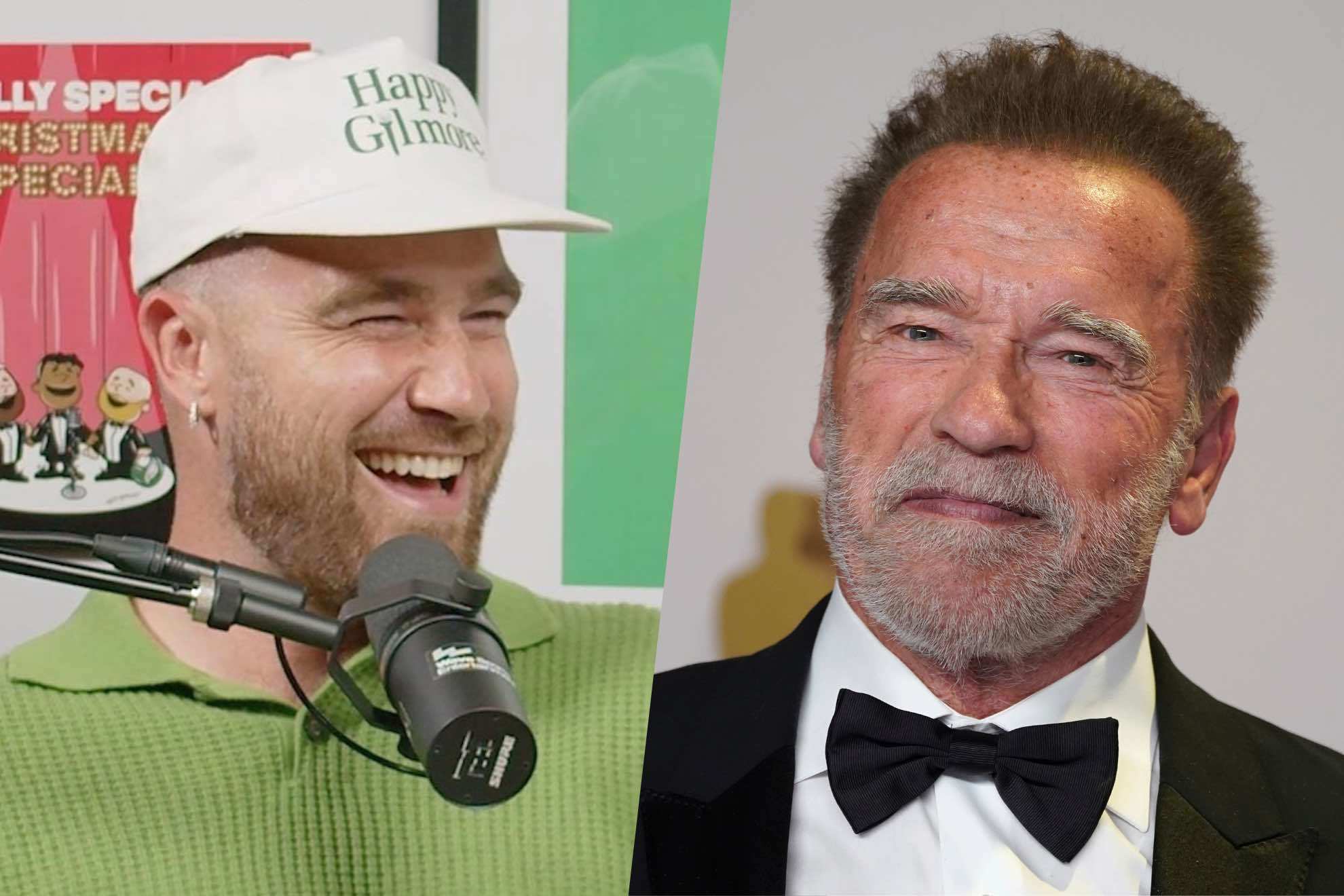 Arnold Schwarzenegger joined Travis and Jason Kelce on their podcast