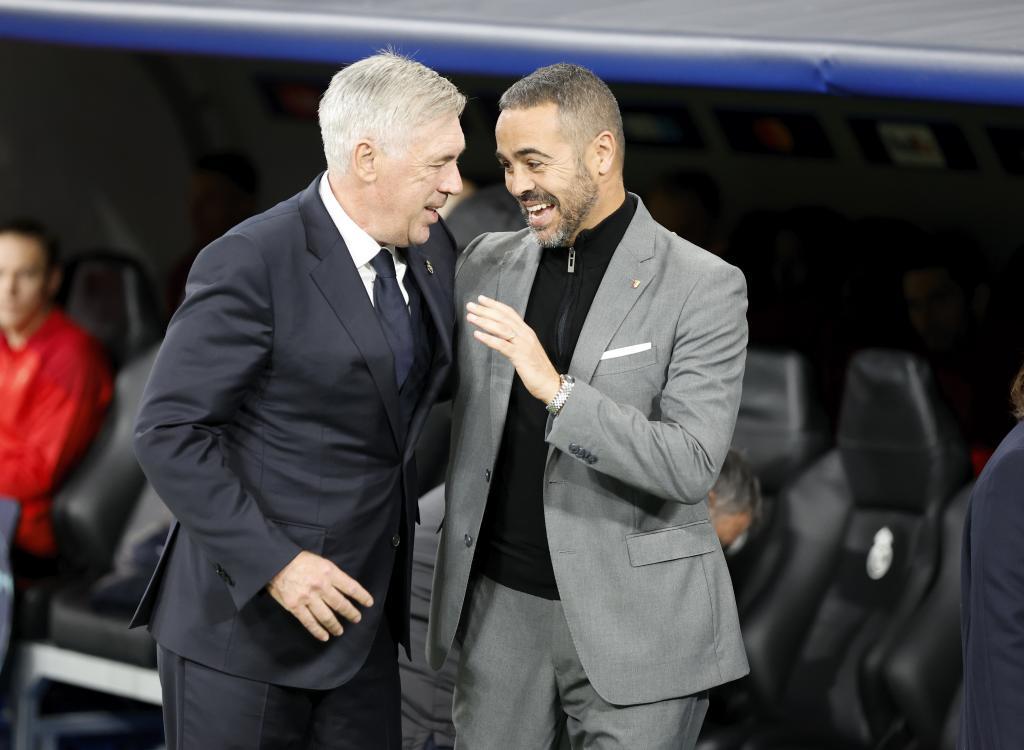Artur Jorge junto a Carlo Ancelotti