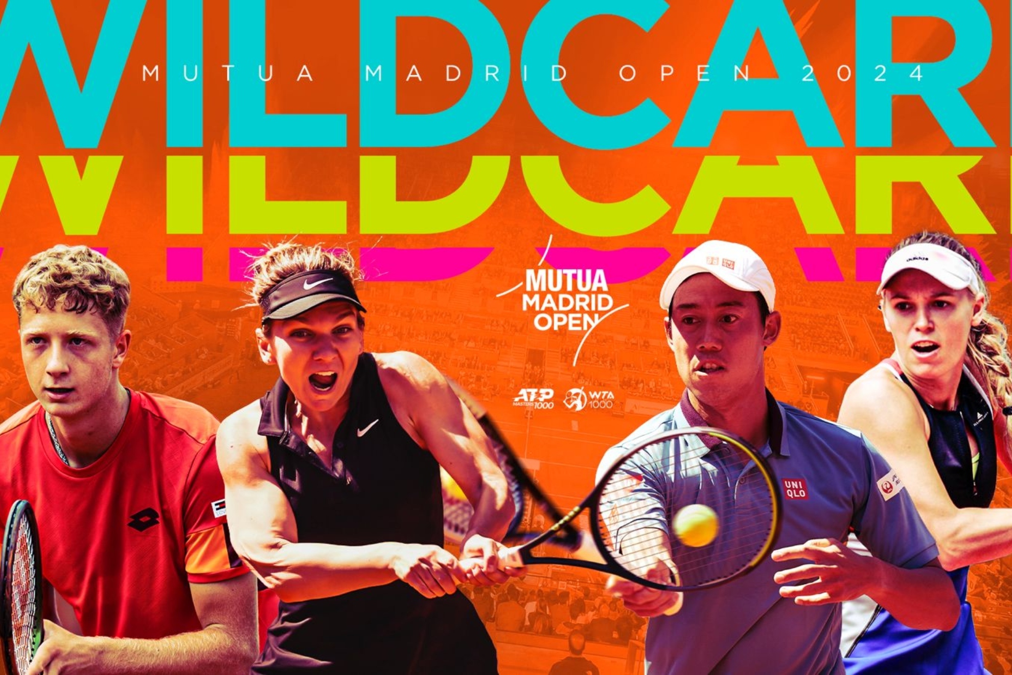 Landaluce, Halep, Nishikori y Wozniacki, invitados al Mutua Madrid Open 2024