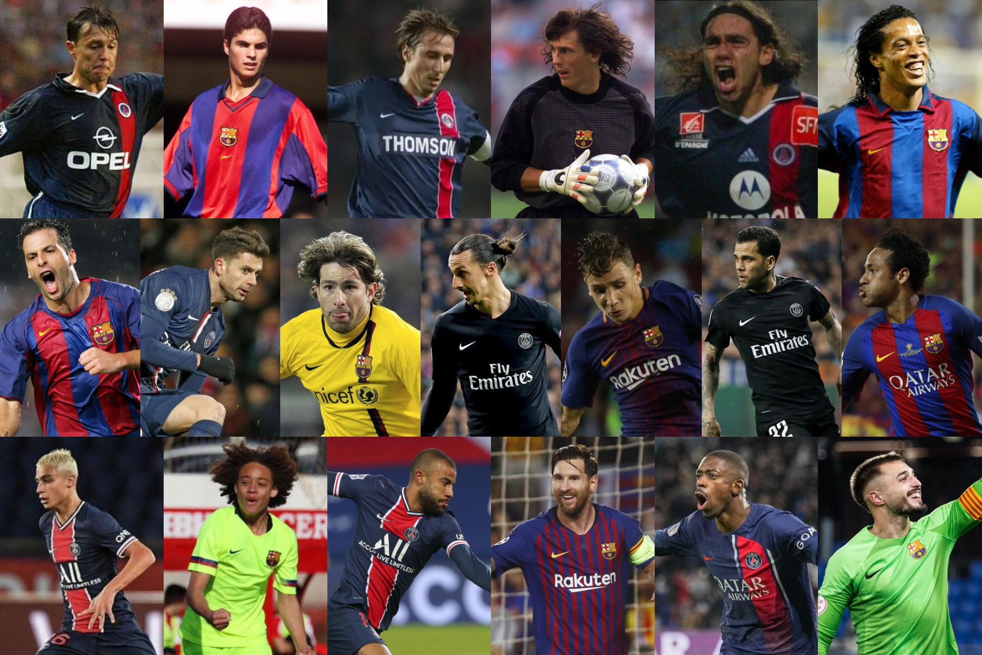 19 jugadores que han estado en el Barcelona y en el PSG