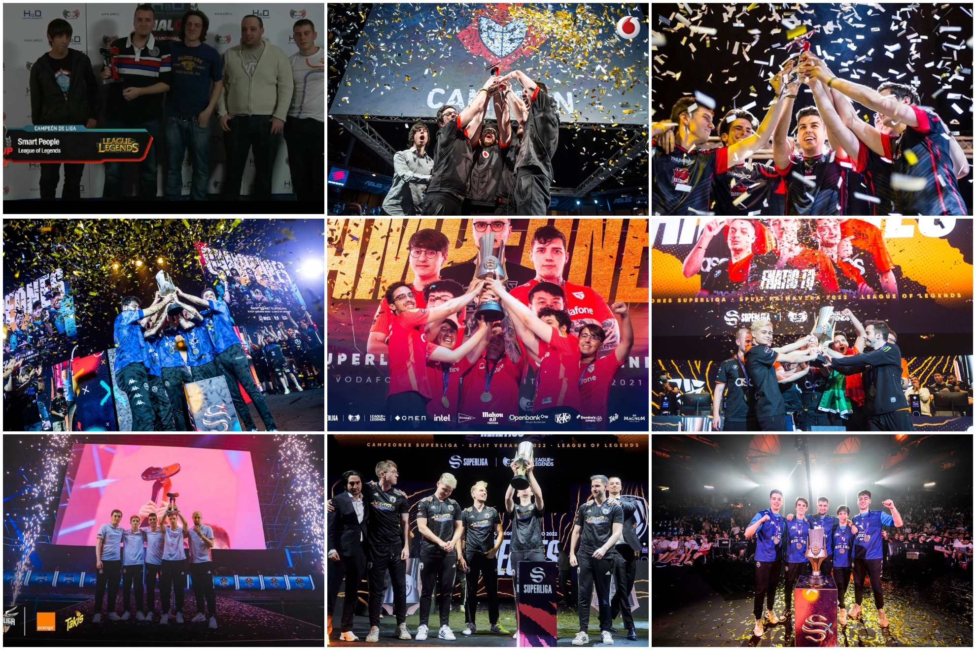 De 2012 a la actualidad: Descubre todos los campeones de la Superliga de League of Legends