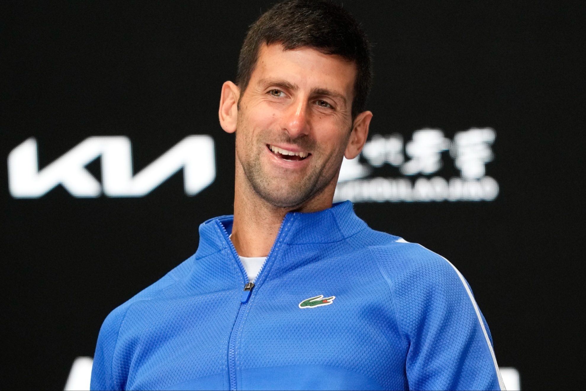 Tennis superstar Novak Djokovic.