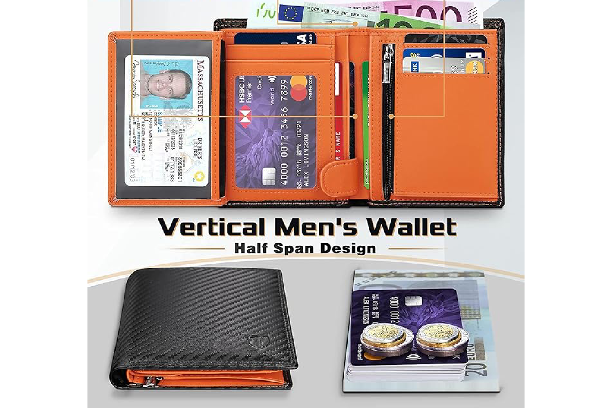 Esta es la cartera para hombre m
