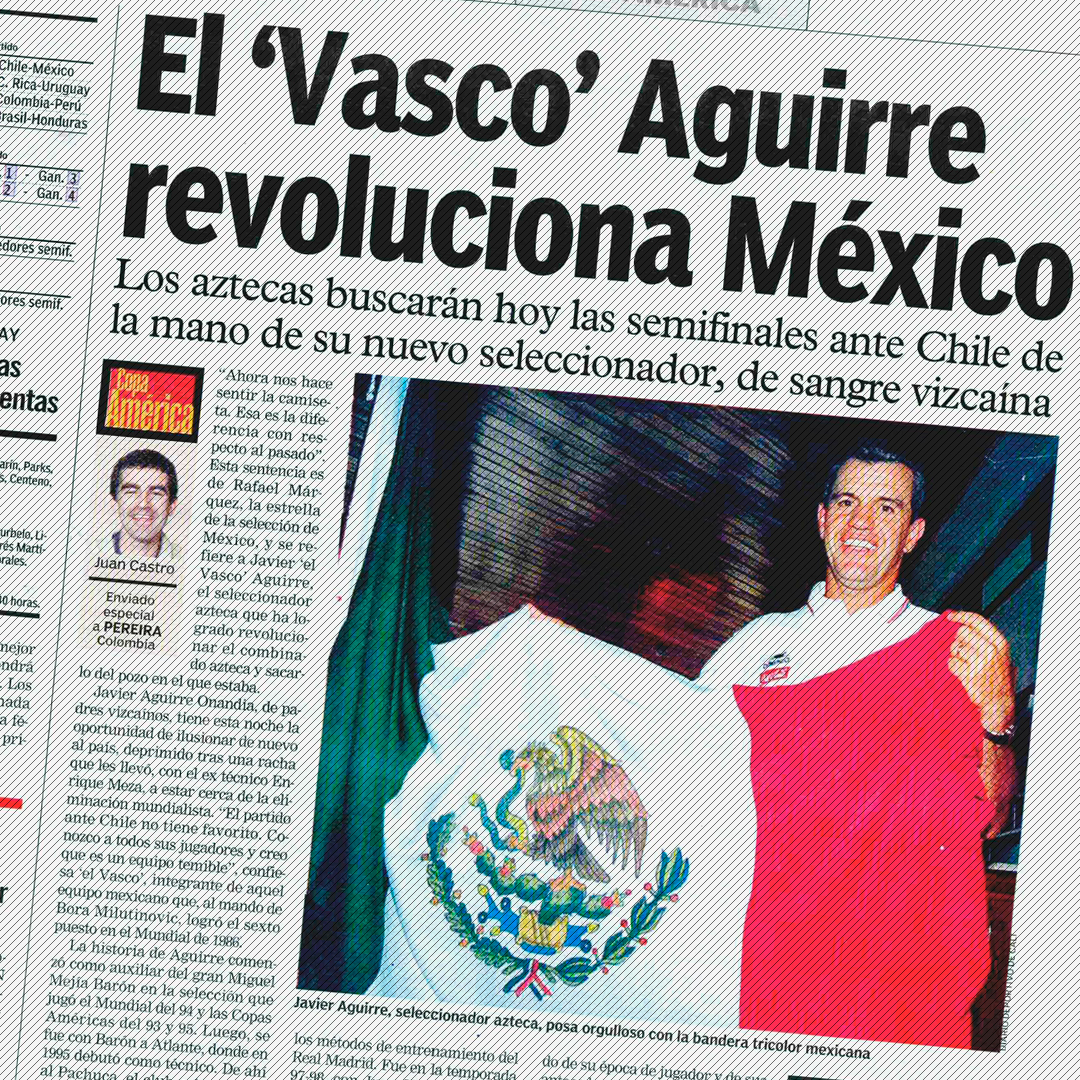 As empez el mito Aguirre: Copa Amrica 2001, entrevista en MARCA, llega Osasuna...