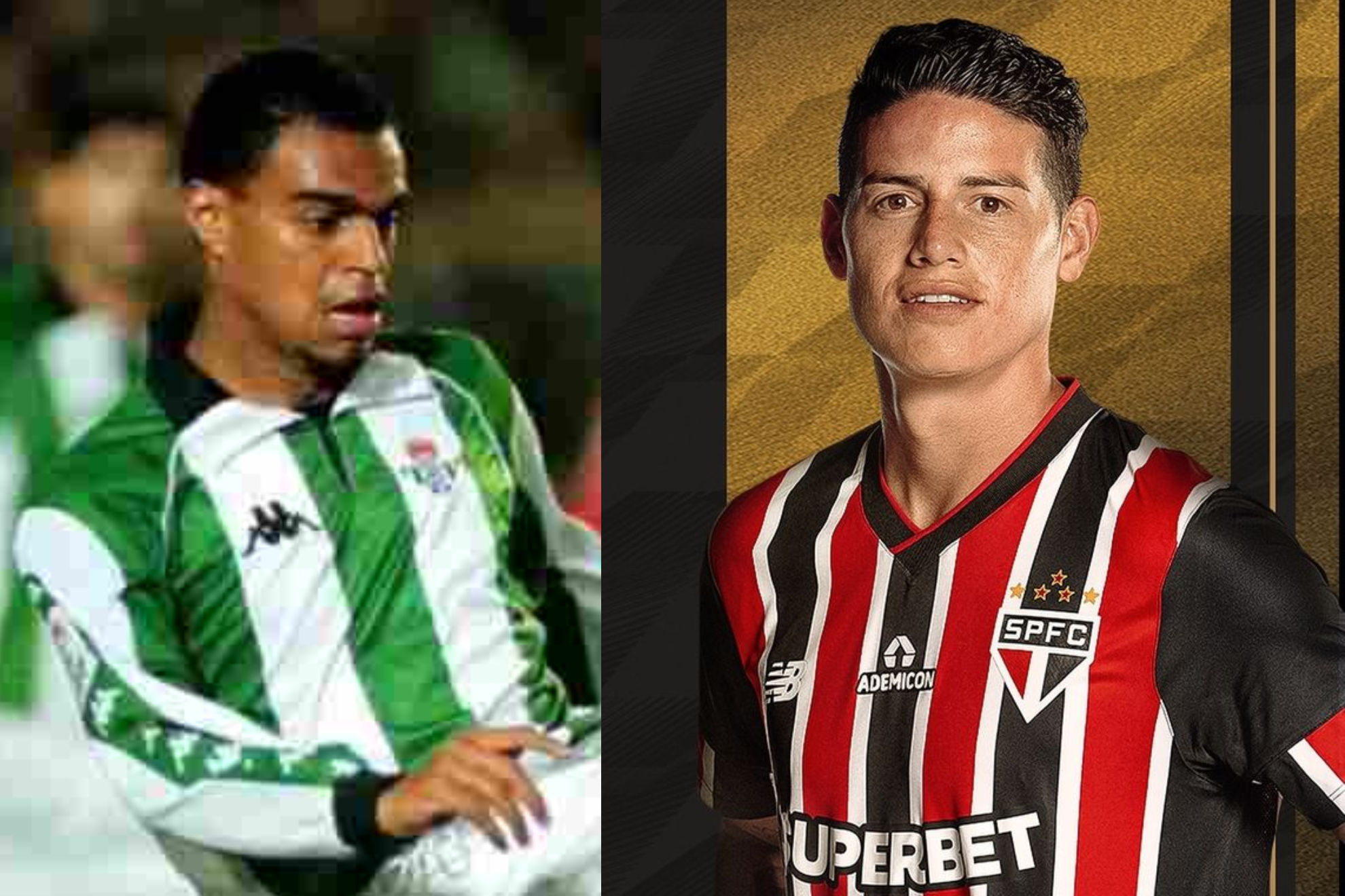 James Rodrguez despierta comentarios de Denilson por su momento en So Paulo (Real Betis - Instagram: So Paulo)