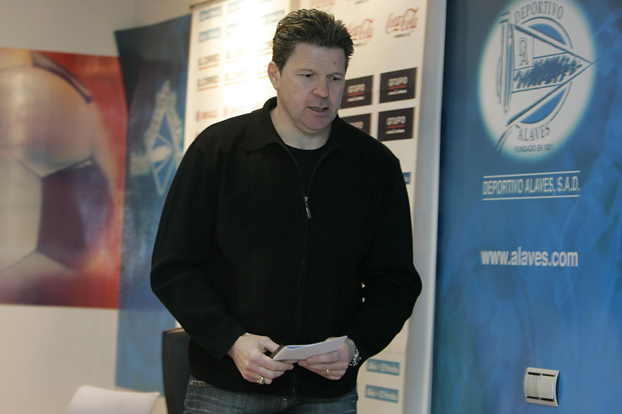 Piterman, durante su etapa como propietario del Alav�s.