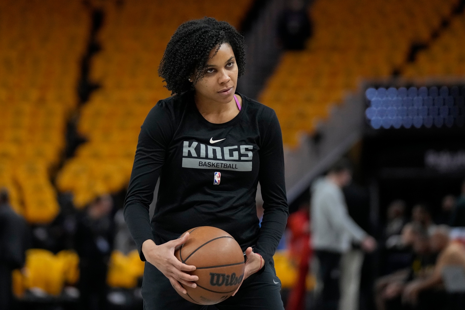 Sacramento Kings assistant coach Lindsey Harding could become the first female HC in the NBA ever