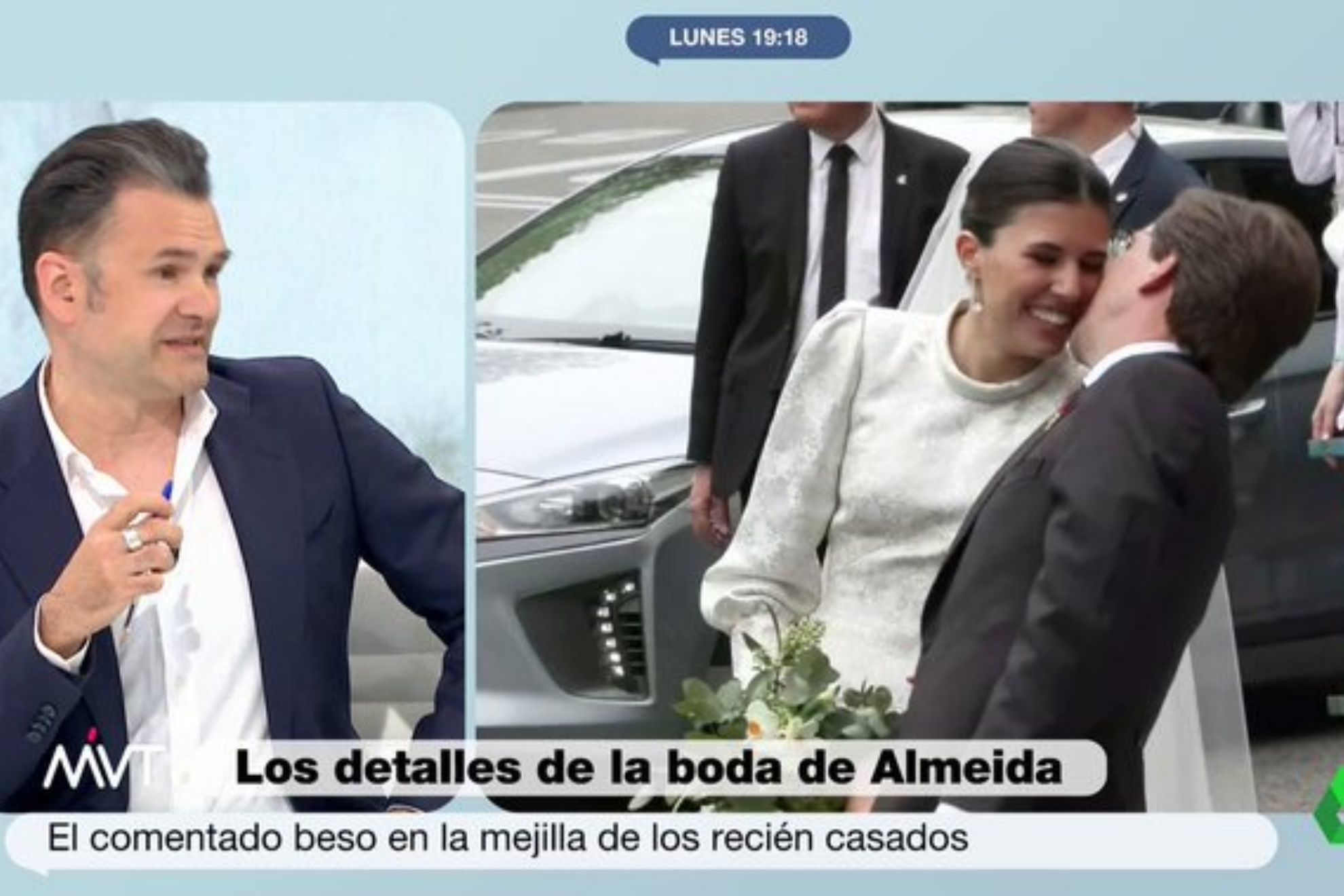 Iaki Lpez alucina con la cobra en la boda de Almeida y Teresa Urquijo: El alcalde a qu anda?