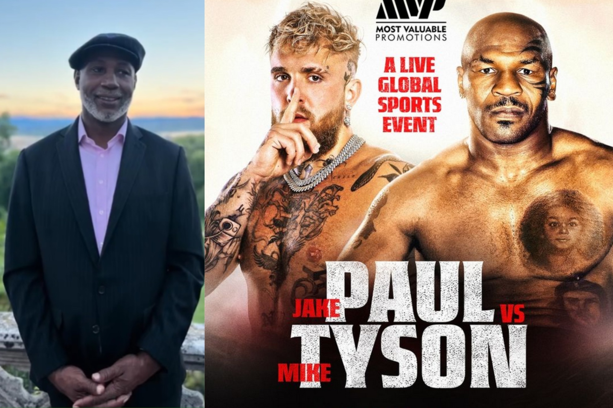 Lennox Lewis thinks Jake Paul is lucky that his bout with Mike Tyson is an exhibition fight.