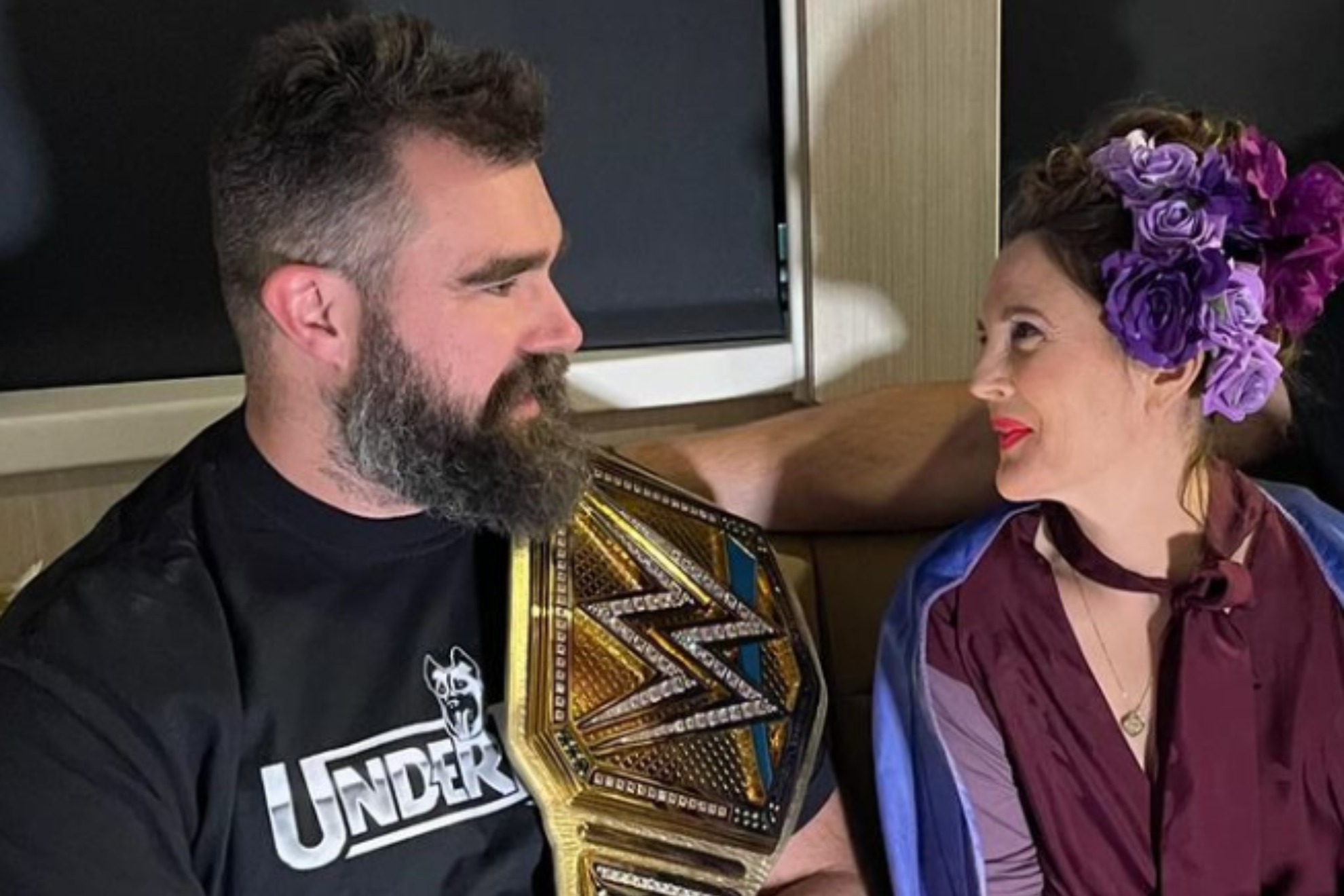 Jason Kelce receives an unexpected gift following surprise WrestleMania appearance