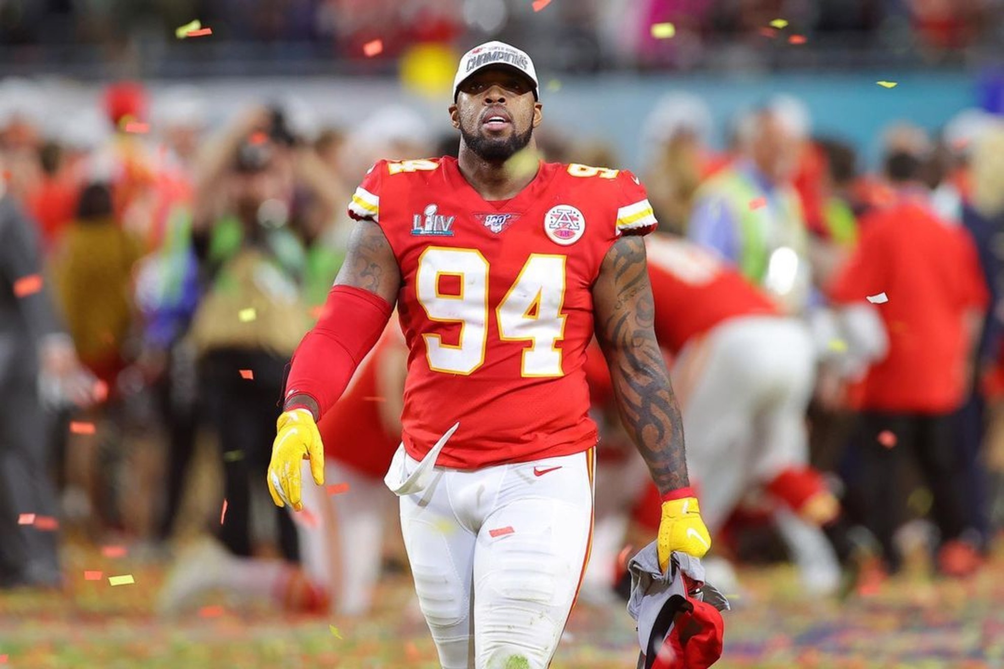 Terrell Suggs during his time with the Kansas City Chiefs