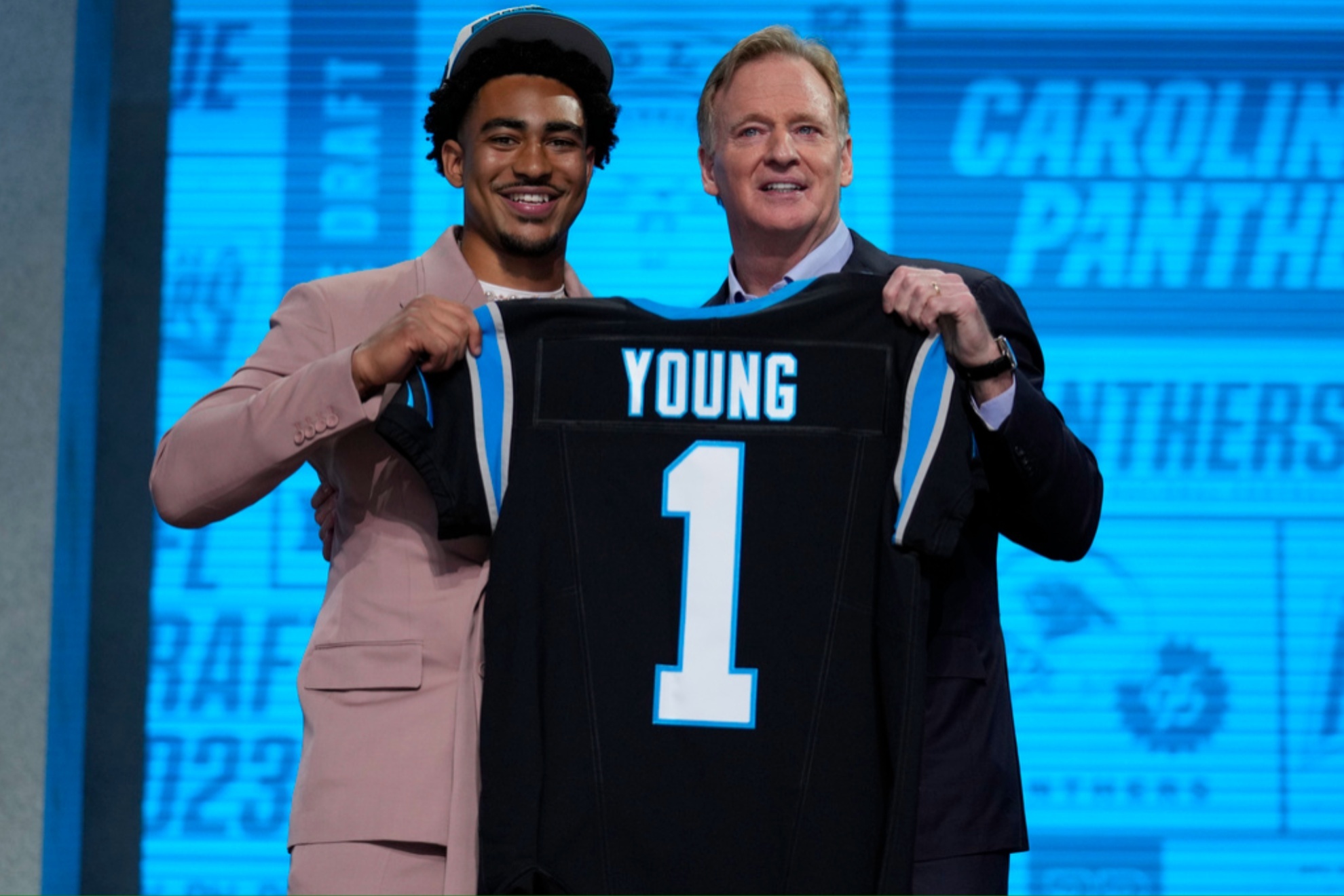 QB Bryce Young was the first selection in the 2023 Draft, by the Carolina Panthers.