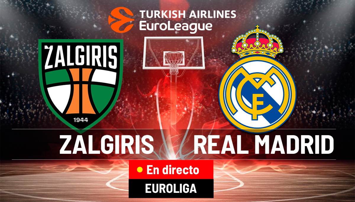 Zalgiris Kaunas - Real Madrid en directo | Euroliga hoy en vivo