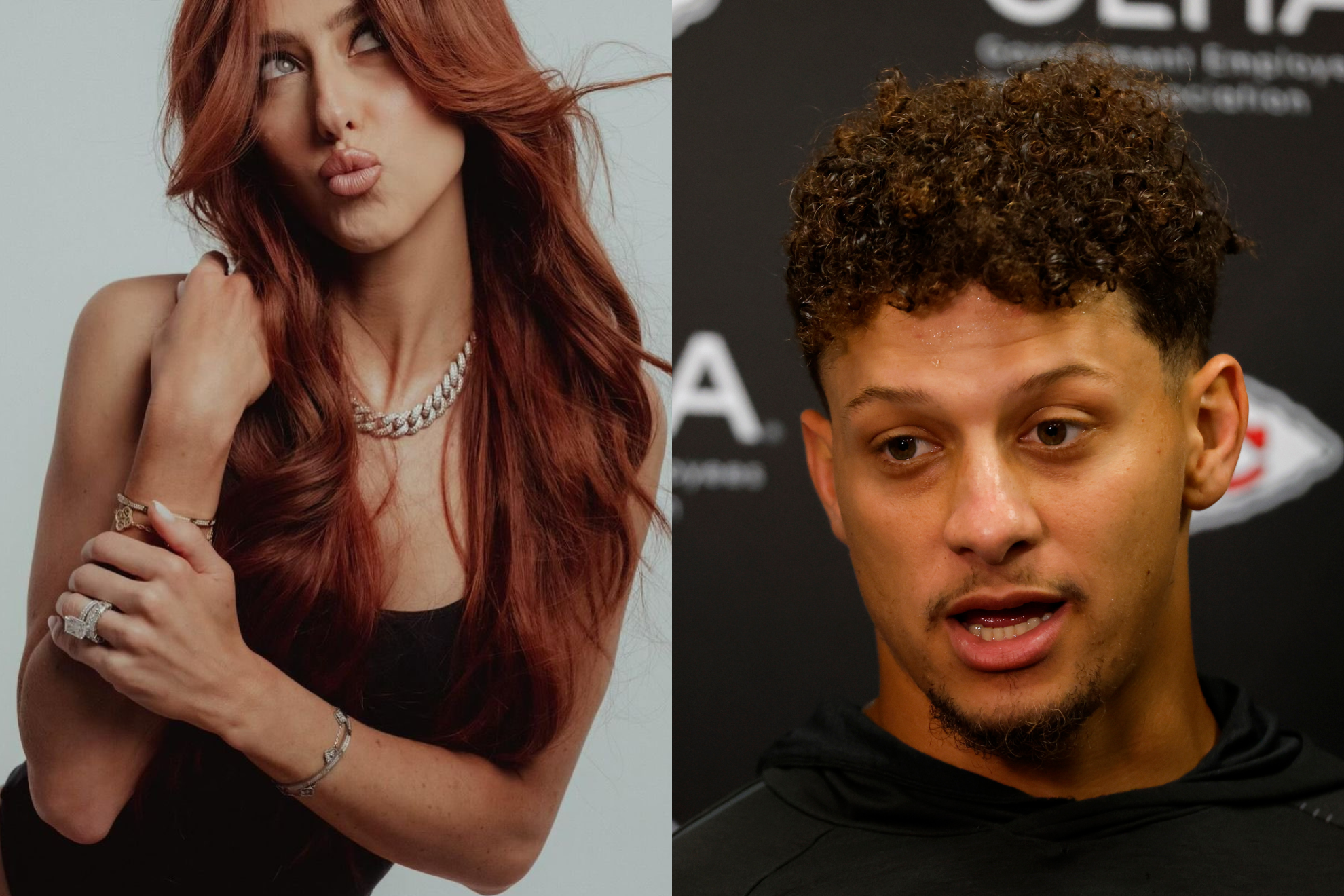 Patrick Mahomes had a dry reaction to Brittanys new hair color: Where is the love?
