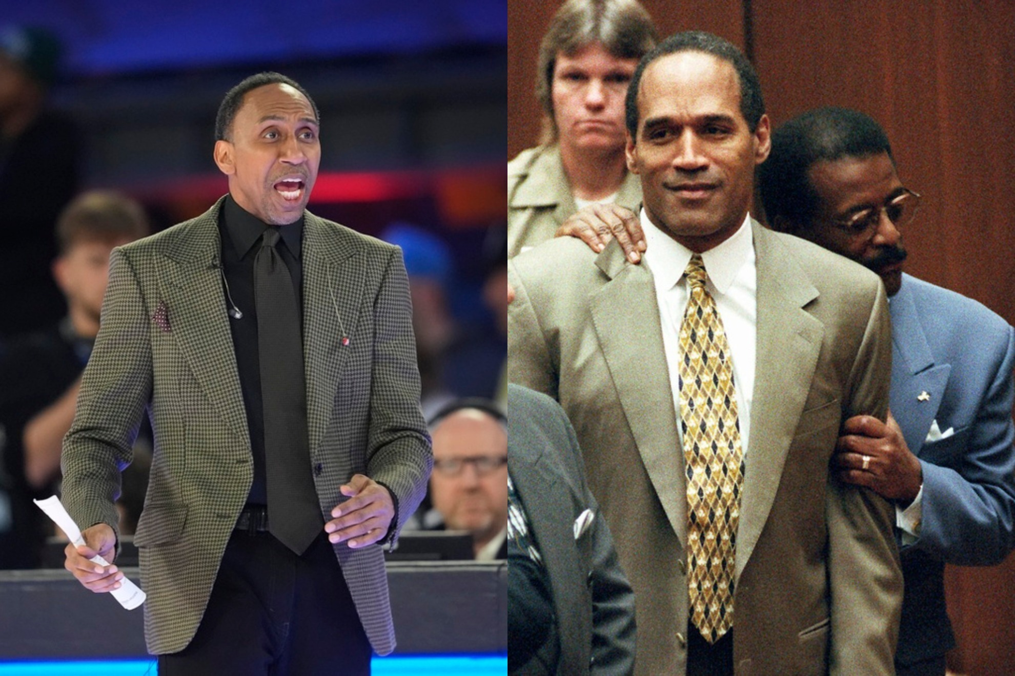 Stephen A. Smith claims he believes O.J. Simpson murdered Nicole Brown Simpson and Ron Goldman in 1994