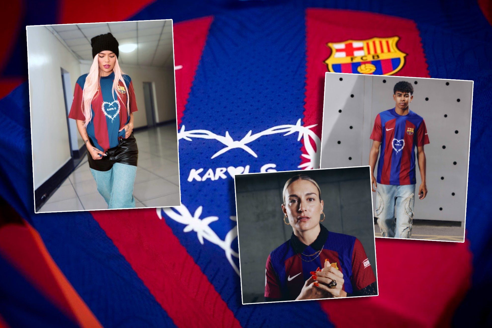 El pastizal que tendrs que pagar por la exclusiva camiseta del Barcelona y Karol G