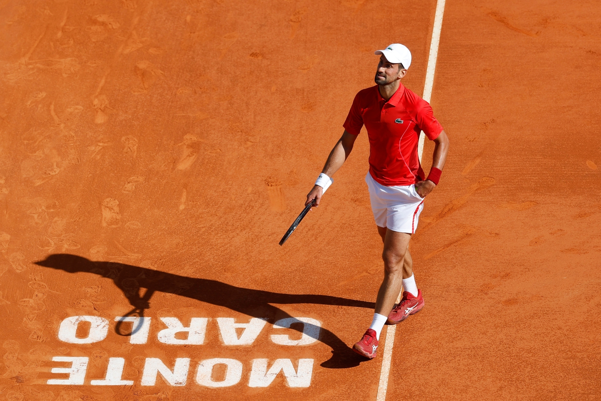 Djokovic during a match