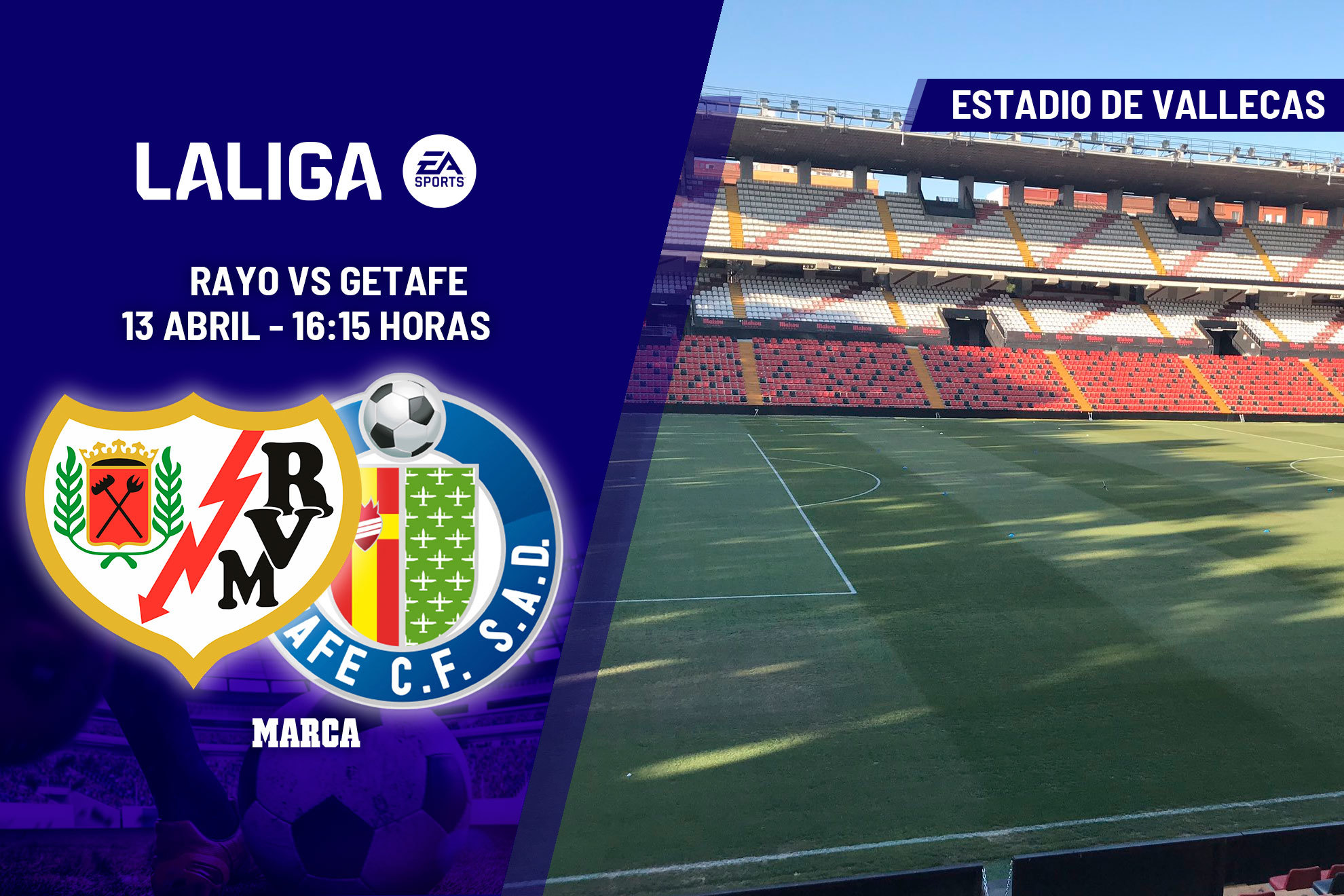 Rayo Vallecano - Getafe: horario, d�nde ver en TV y canal del partido de LaLiga EA Sports