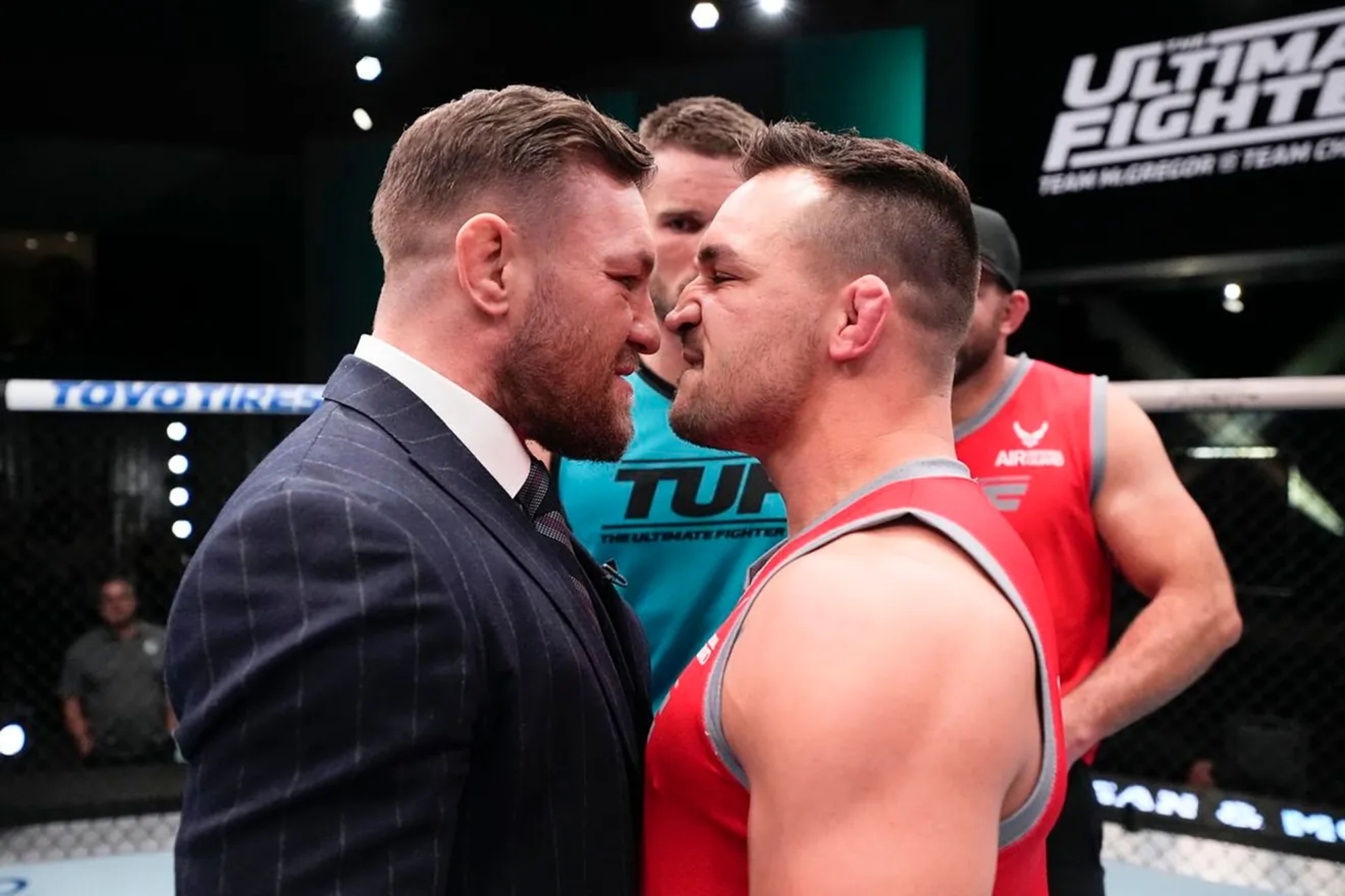 Image of Conor McGregor facing Michael Chandler at The Ultimate Fighter