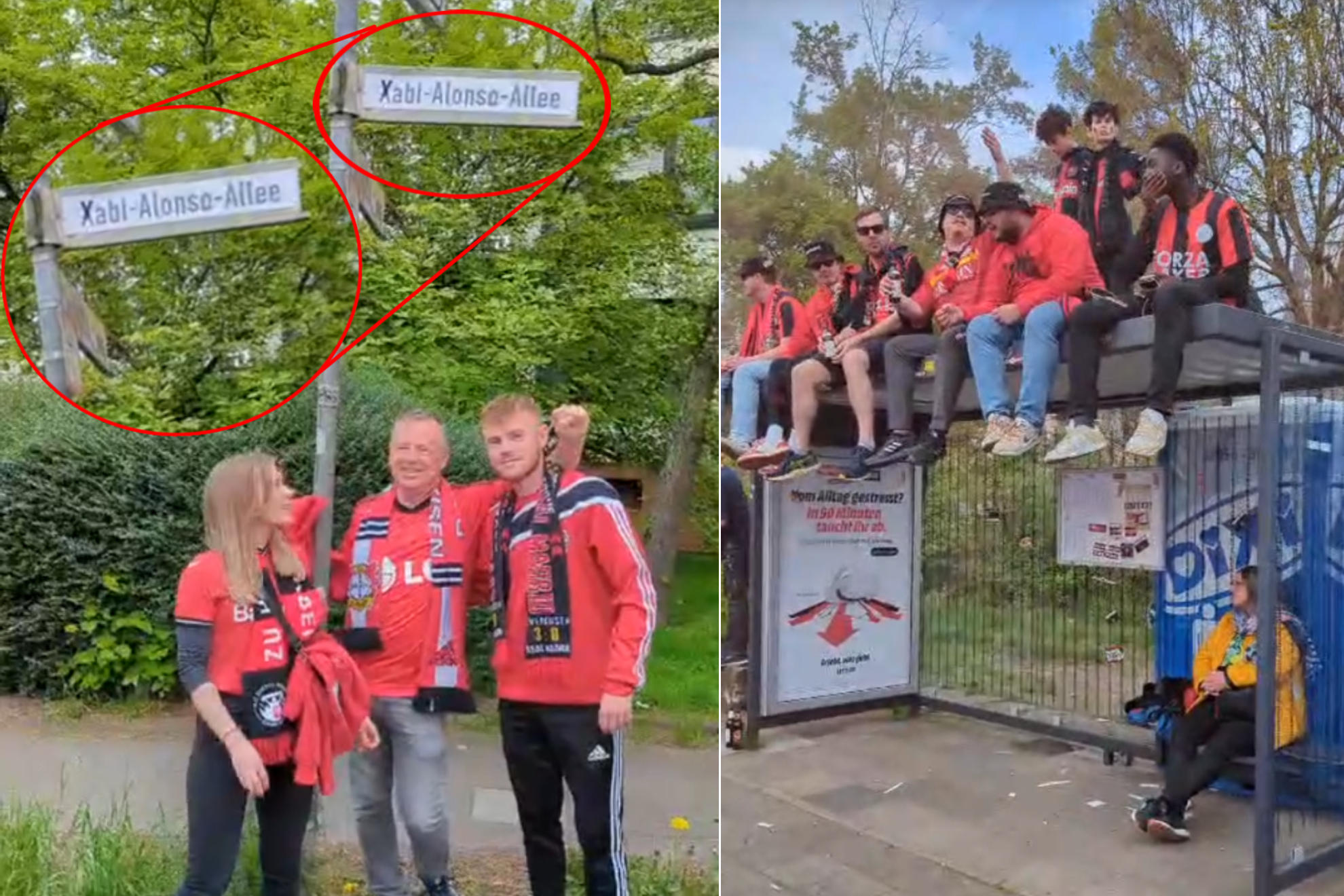 Locura en la previa del Leverkusen: estrenan la Avenida Xabi Alonso