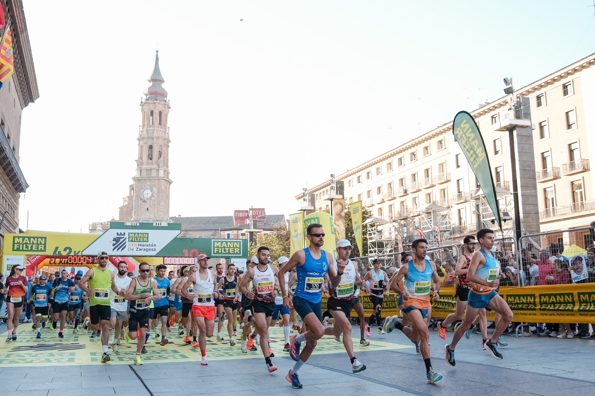 Jimnez, Jeptoo, Mayo y Espejo reinan en el maratn de Zaragoza ms multitudinario de la historia