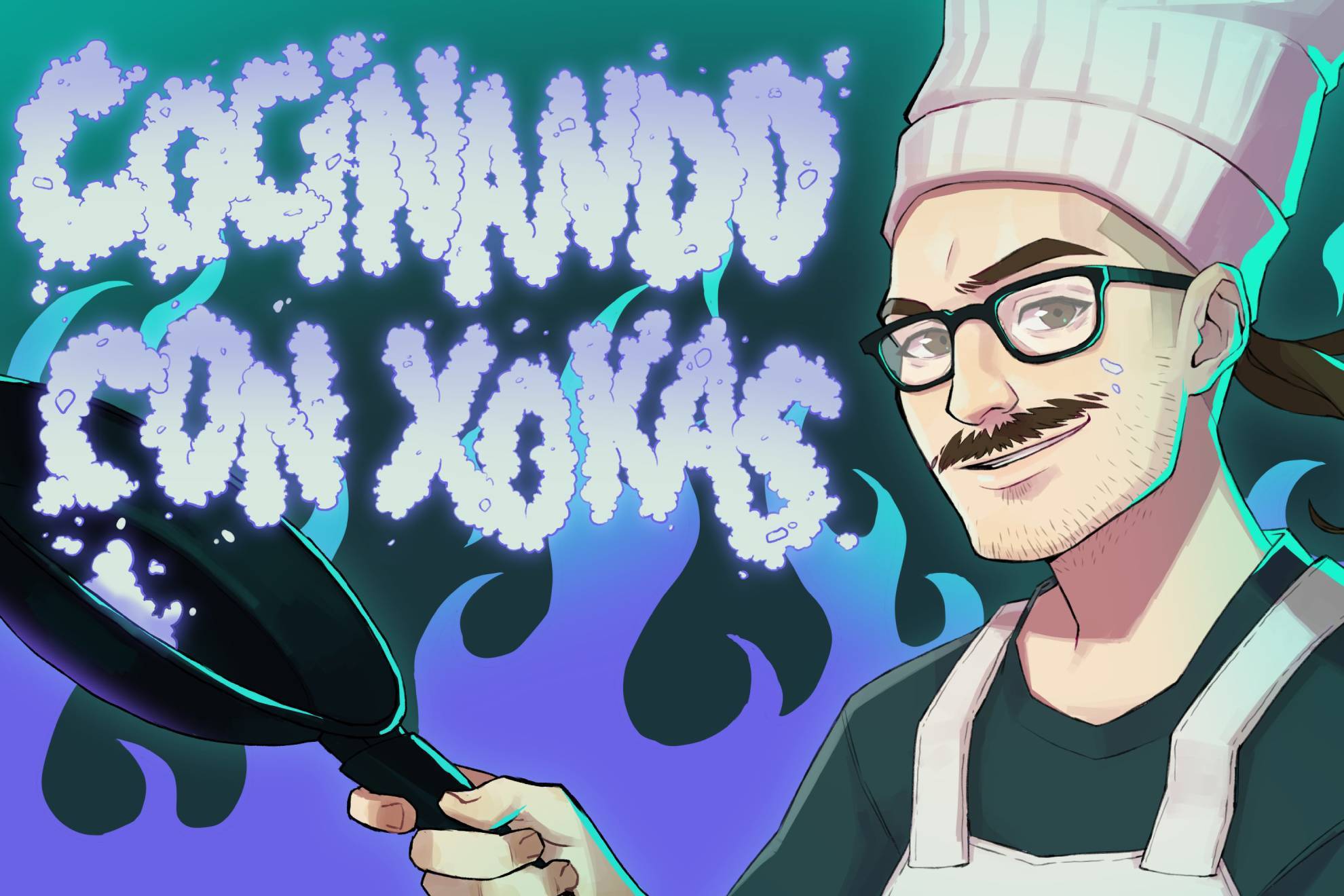 Imagen principal de la serie cocinando con Xokas
