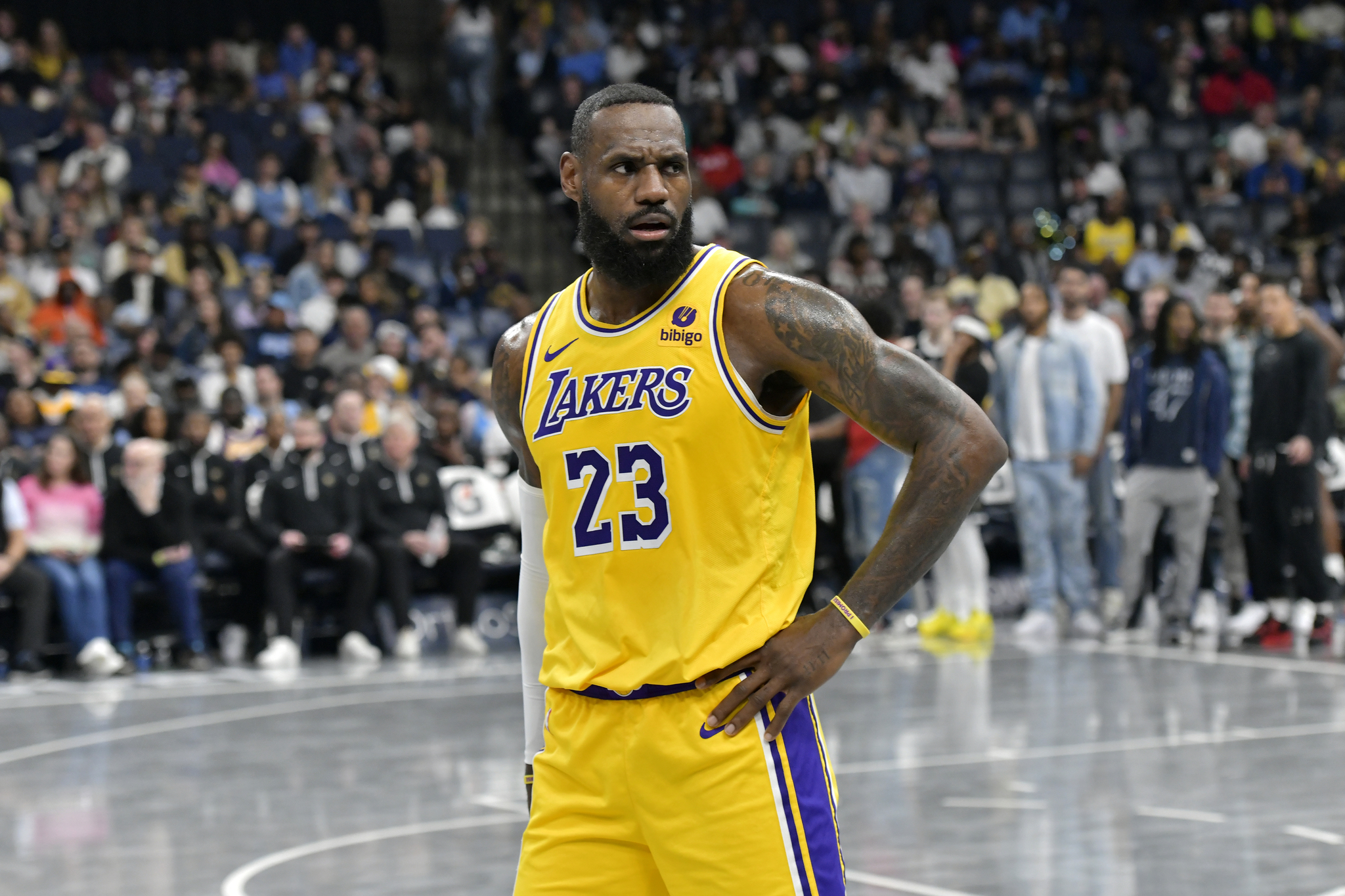 LeBron James received the visit of the bad luck before the NBA Playoffs