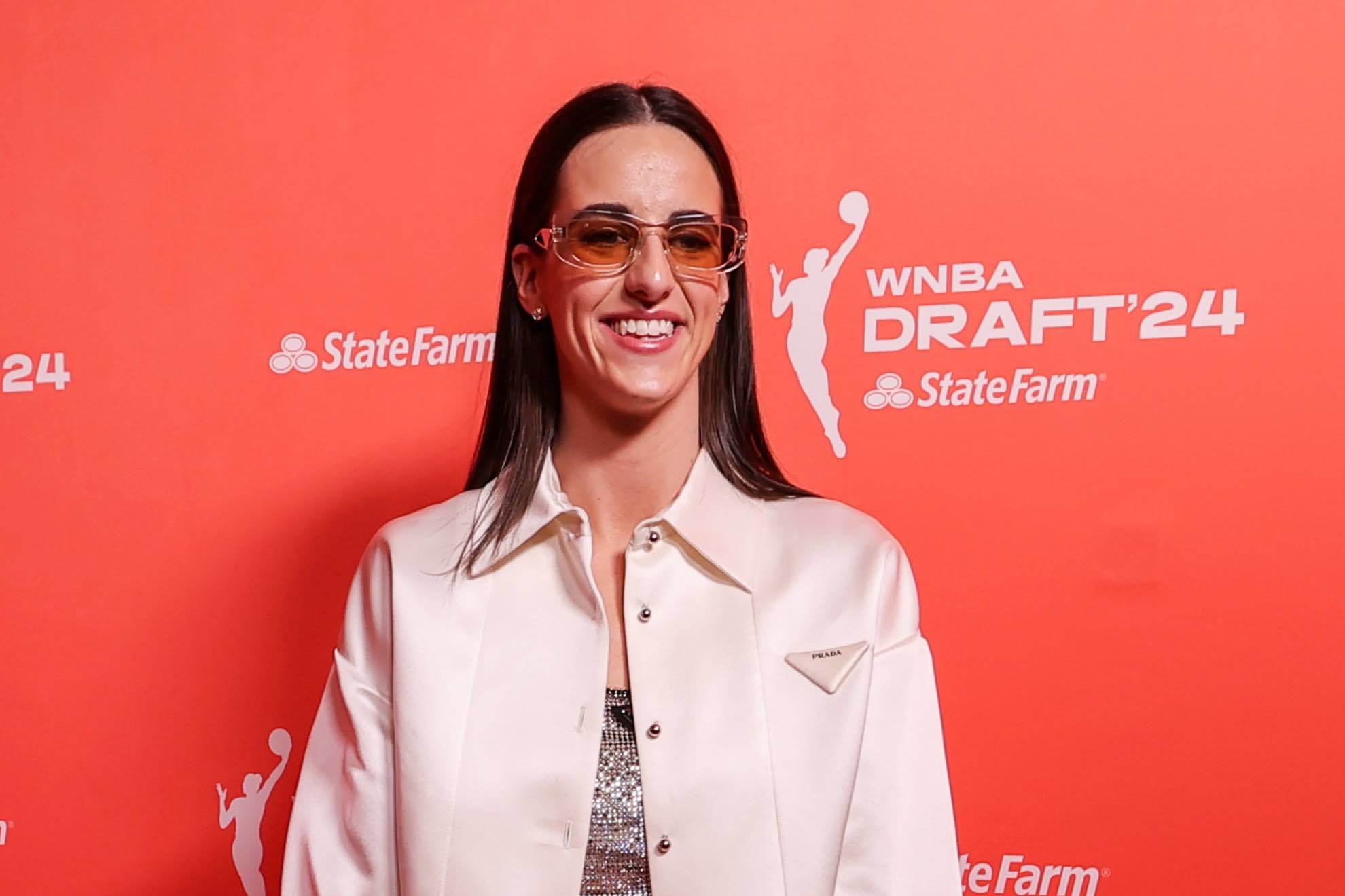Caitlin Clark had plenty of eyes on her as the No. 1 pick of the WNBA Draft