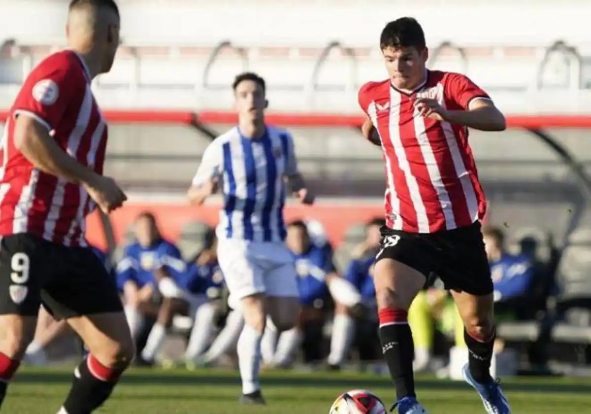 Canales ha marcado 3 goles esta temporada con el Bilbao Athletic.