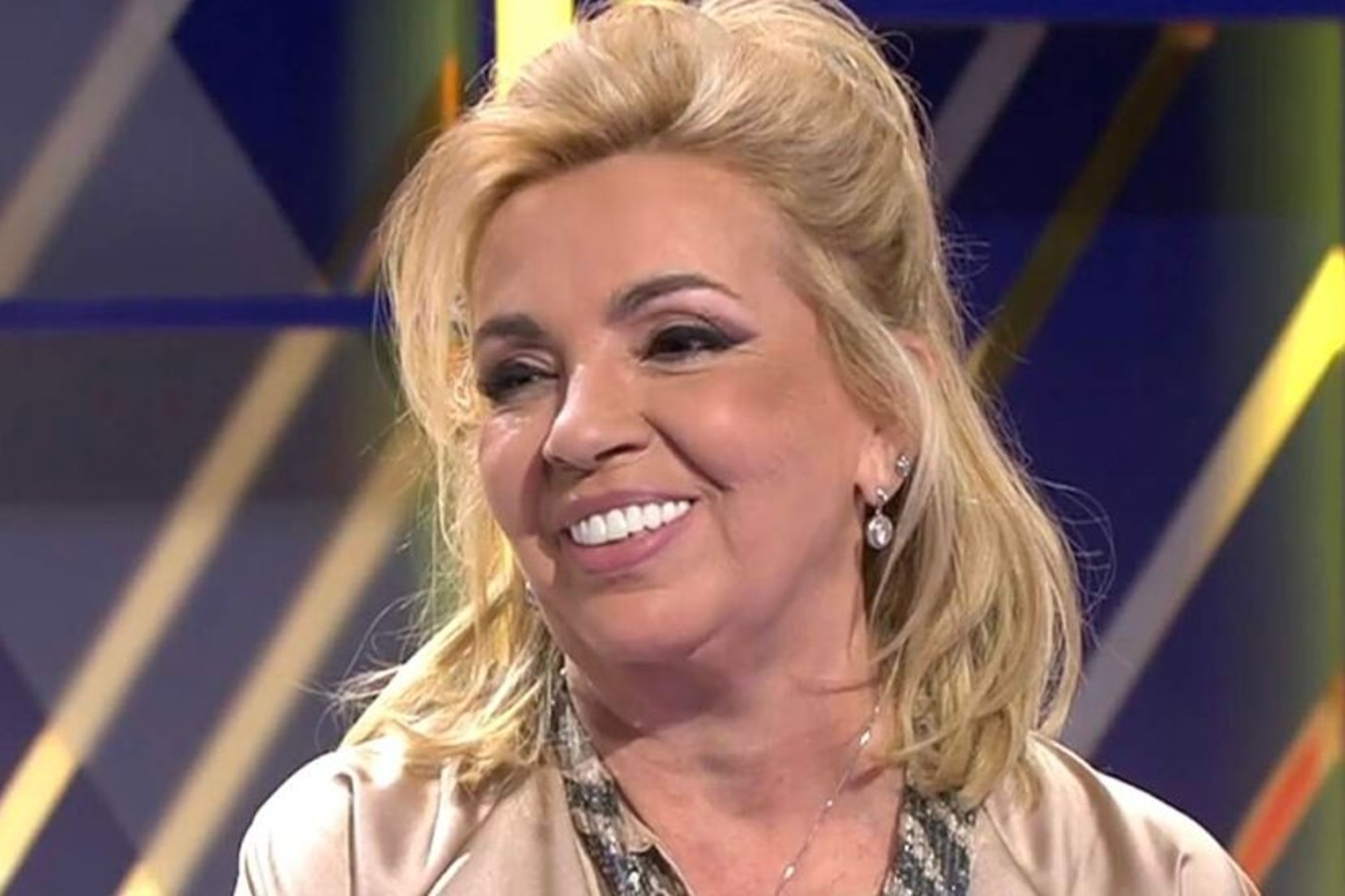 Carmen Borrego durante una entrevista en televisin. TELECINCO