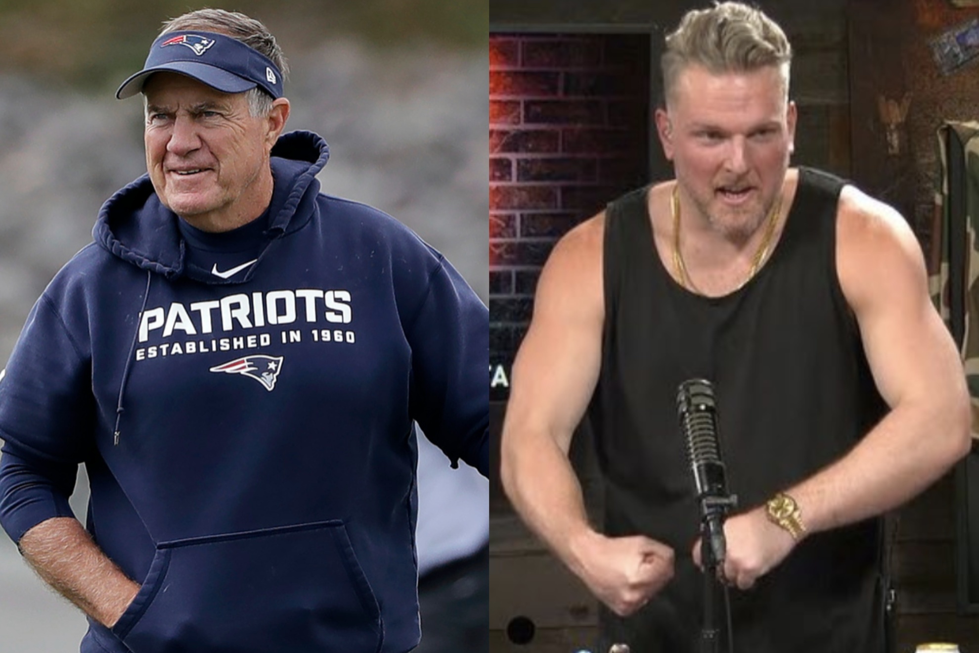 Former NFL head coach Bill Belichick will be a guest host with The Pat McAfee Show