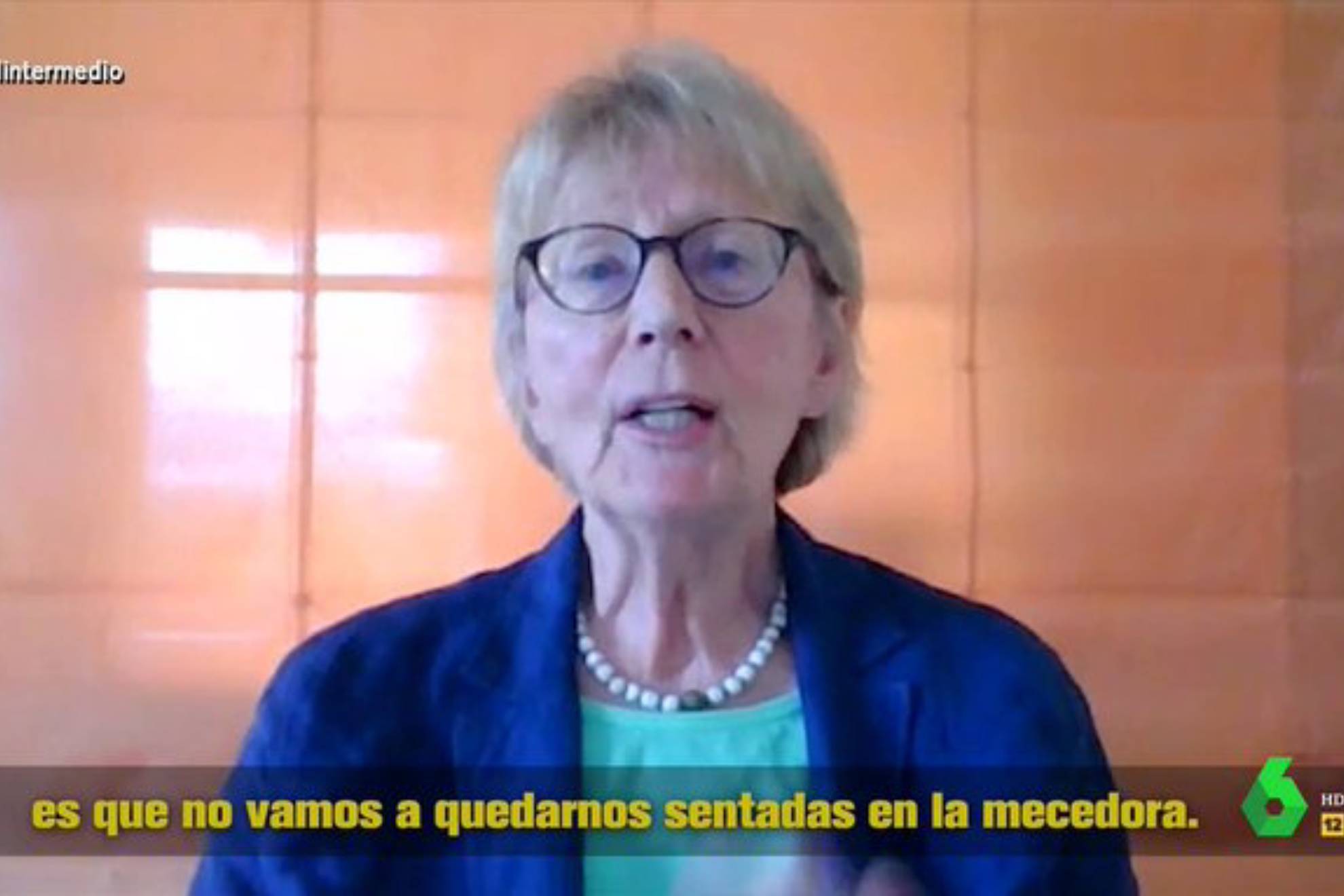 Elisabeth Stern, portavoz de Mayores por el clima: No vamos a quedarnos sentadas en la mecedora