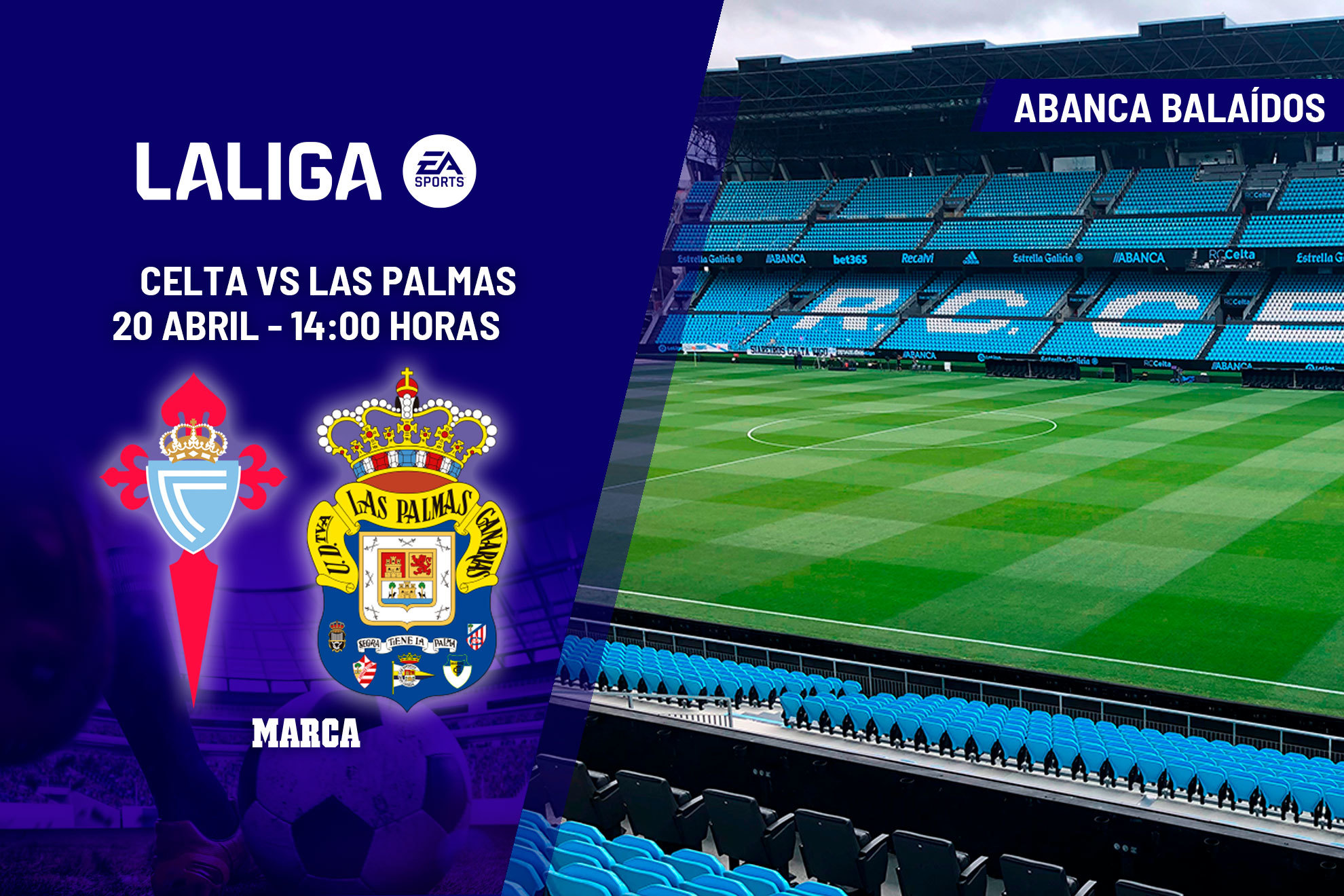 Celta - Las Palmas: horario, dnde ver hoy en TV y canal del partido de  LaLiga EA Sports
