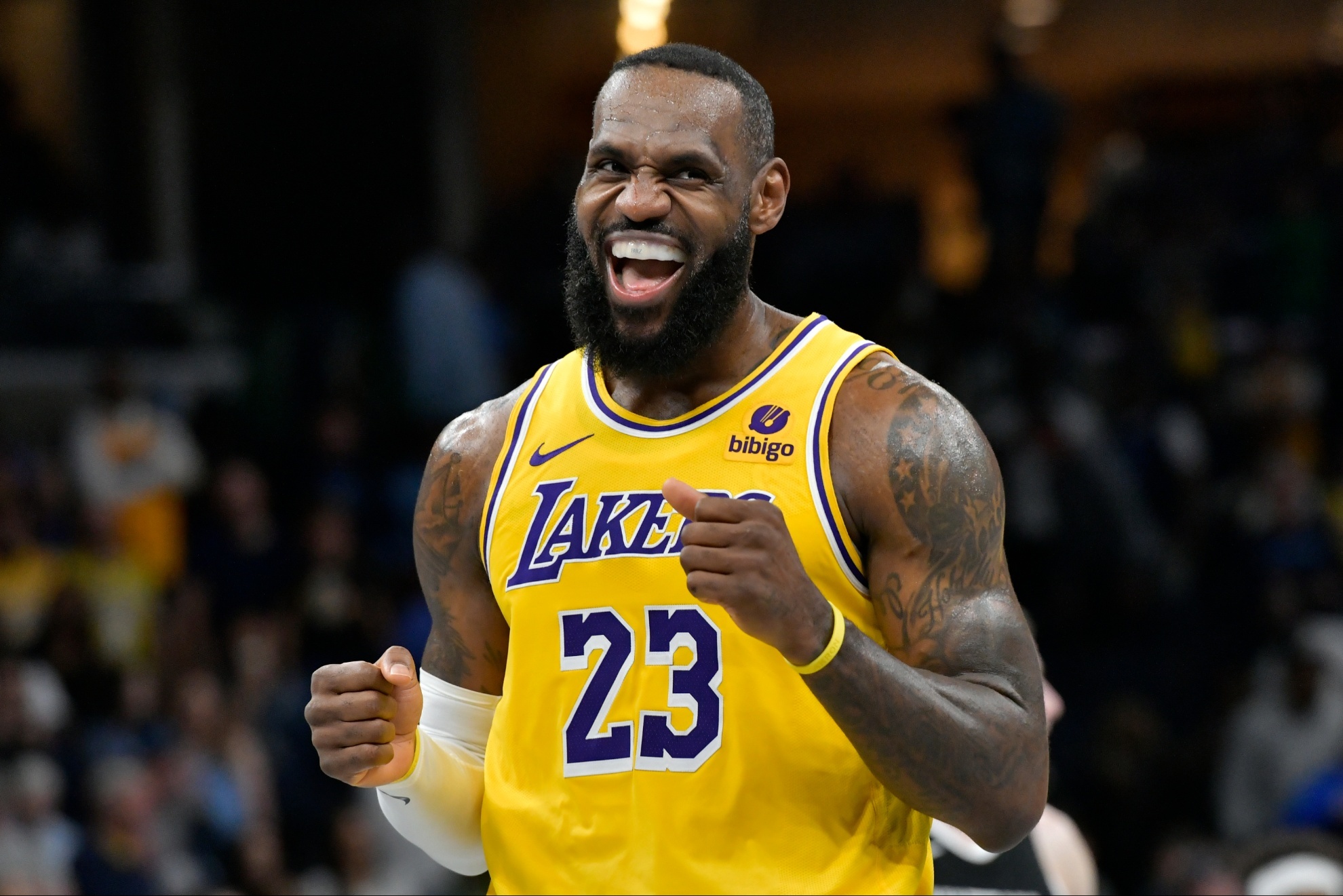 Los Angeles Lakers superstar LeBron James.