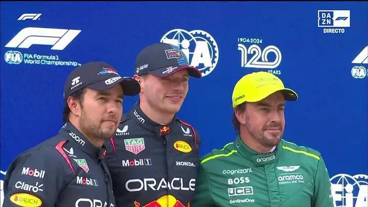 Pole para Verstappen con Alonso tercero y Sainz sptimo