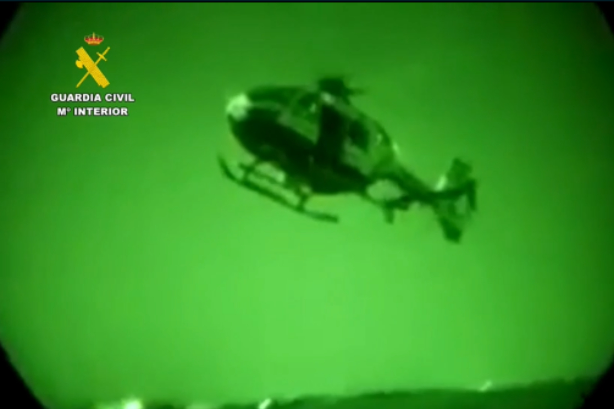 La Guardia Civil ejecuta el primer rescate areo con gafas de visin nocturna en Espaa