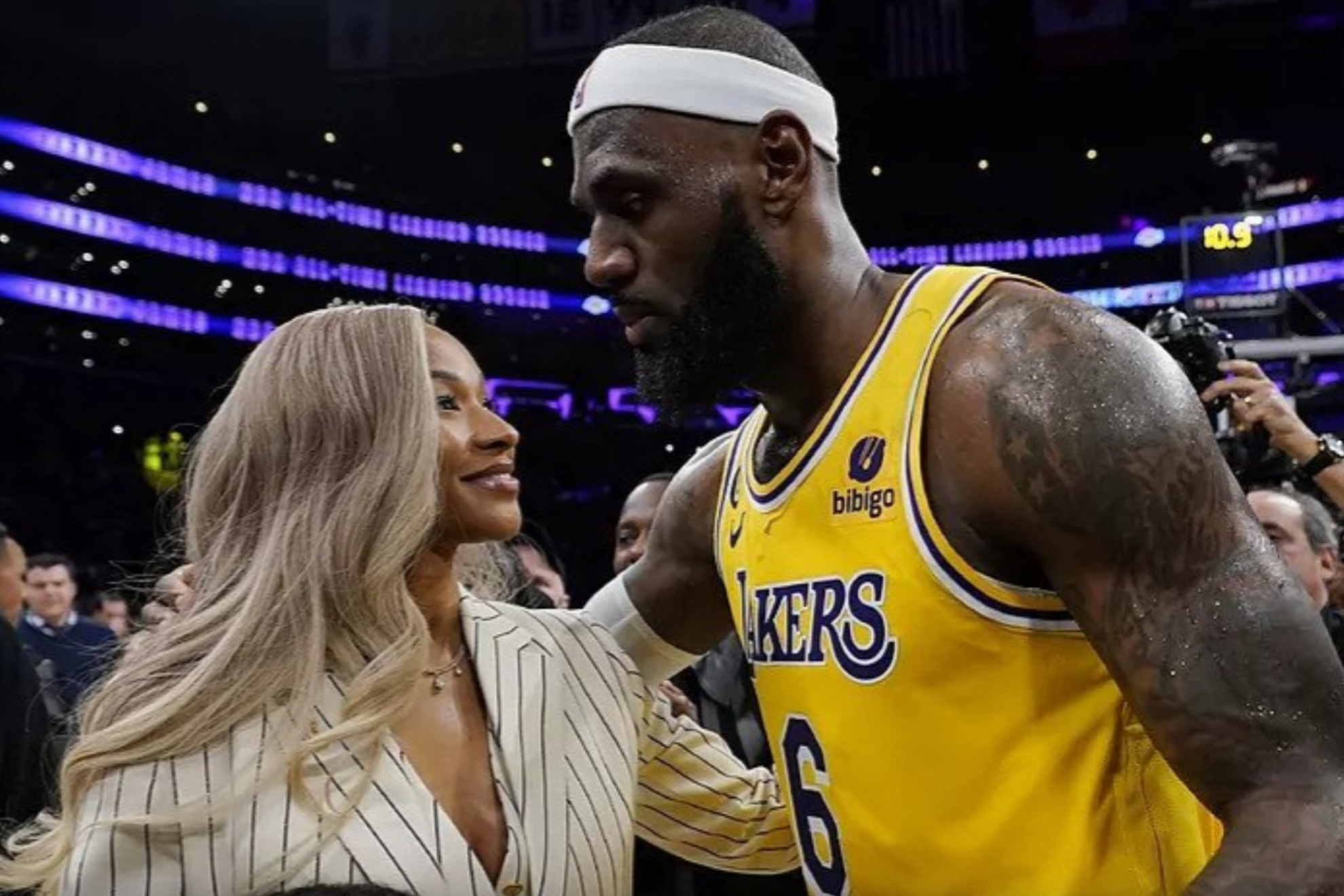 Savannah James copies her husband LeBron and competes with him on a new project he already loves