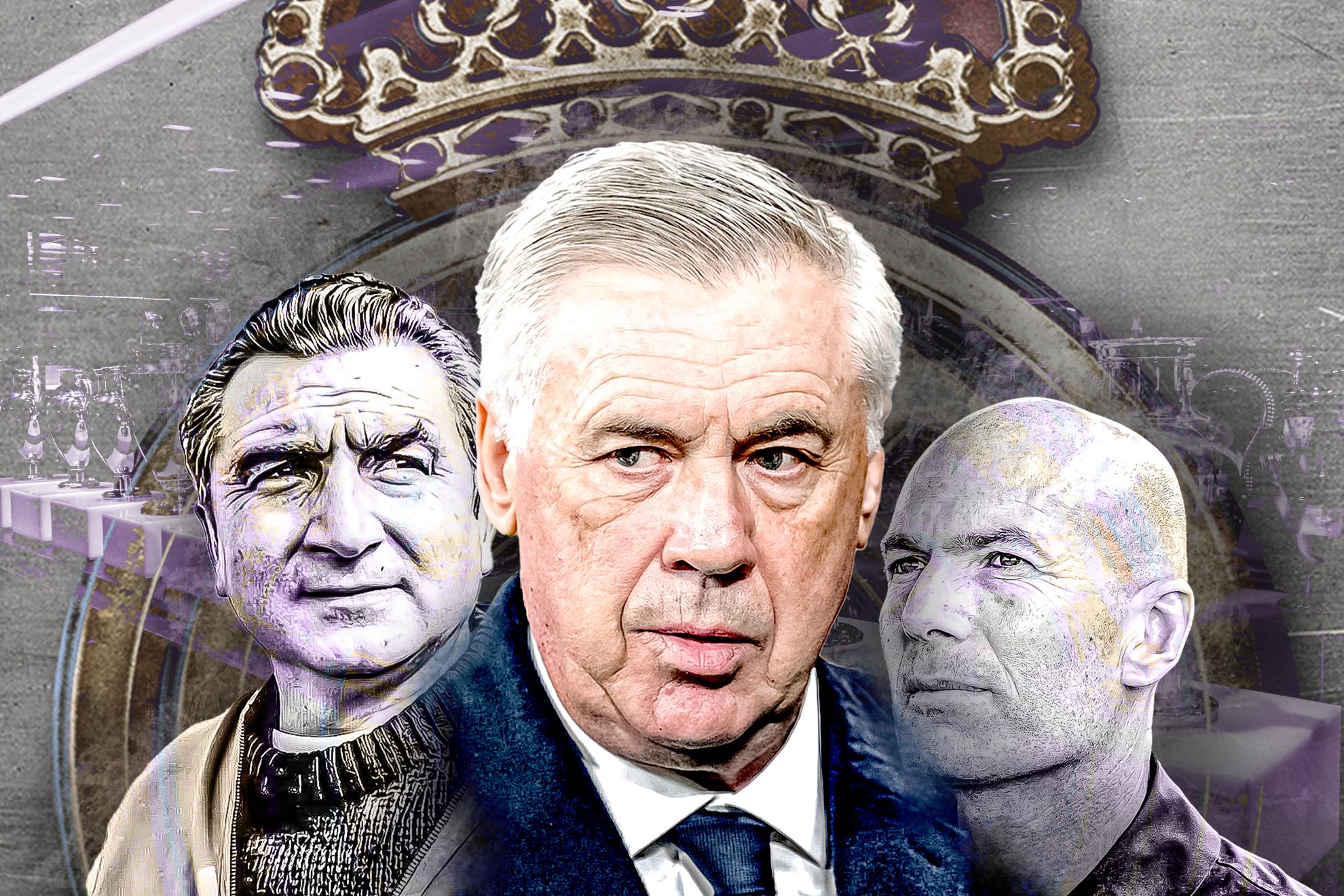 El sorpasso de Ancelotti a Zidane y el reto de igualar a Miguel Mu�oz