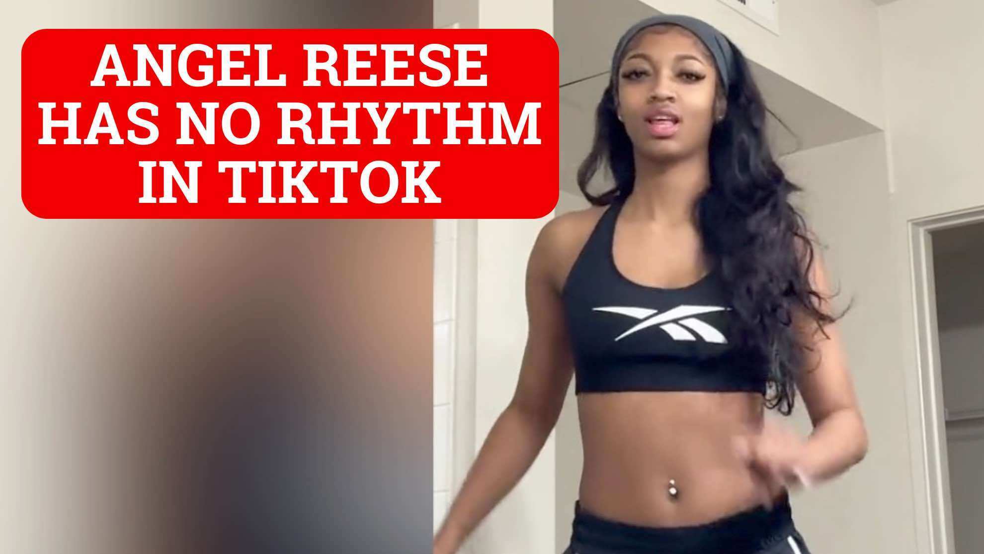 Angel Reeses TikTok dance with a surprising lack of rhythm