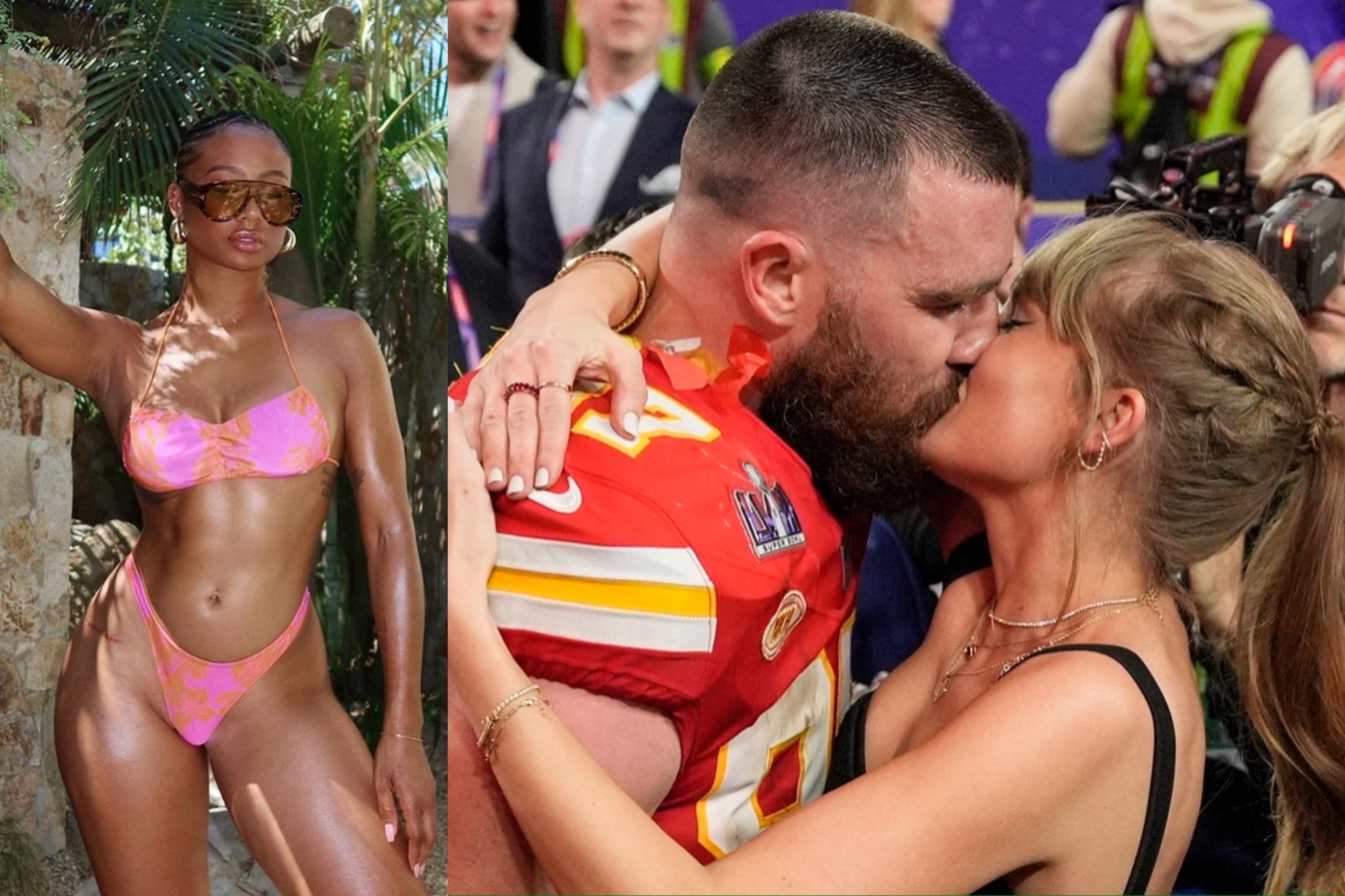 Kayla Nicole is a victim of baseless hate from Taylor Swift and Travis Kelce fans.