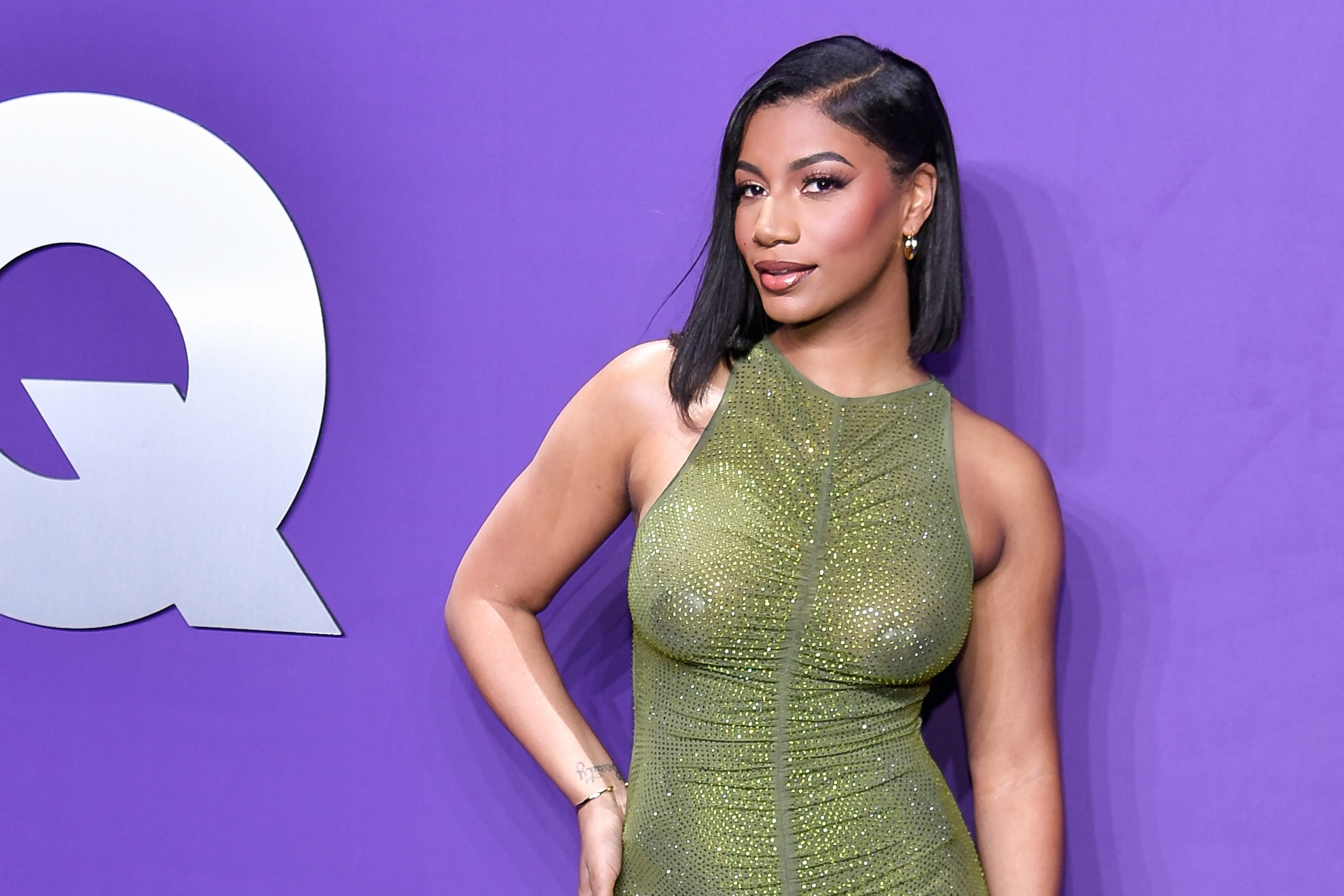 Taylor Rooks attended the GQ Global Creativity Awards and created a fuzz online with her outfit