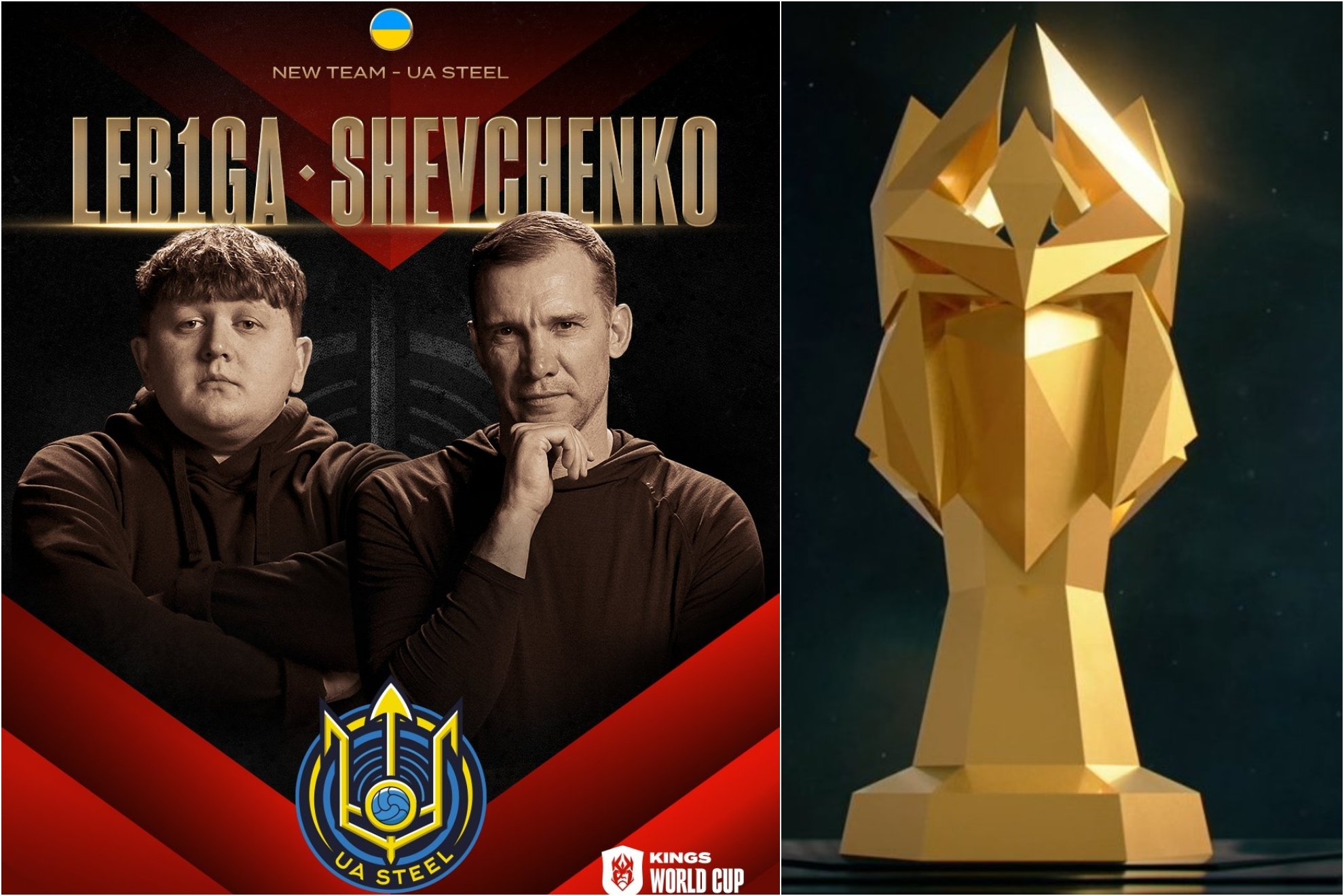 Andriy Shevchenko estar en el Mundial de la Kings League con UA Steel, equipo representante de Ucrania
