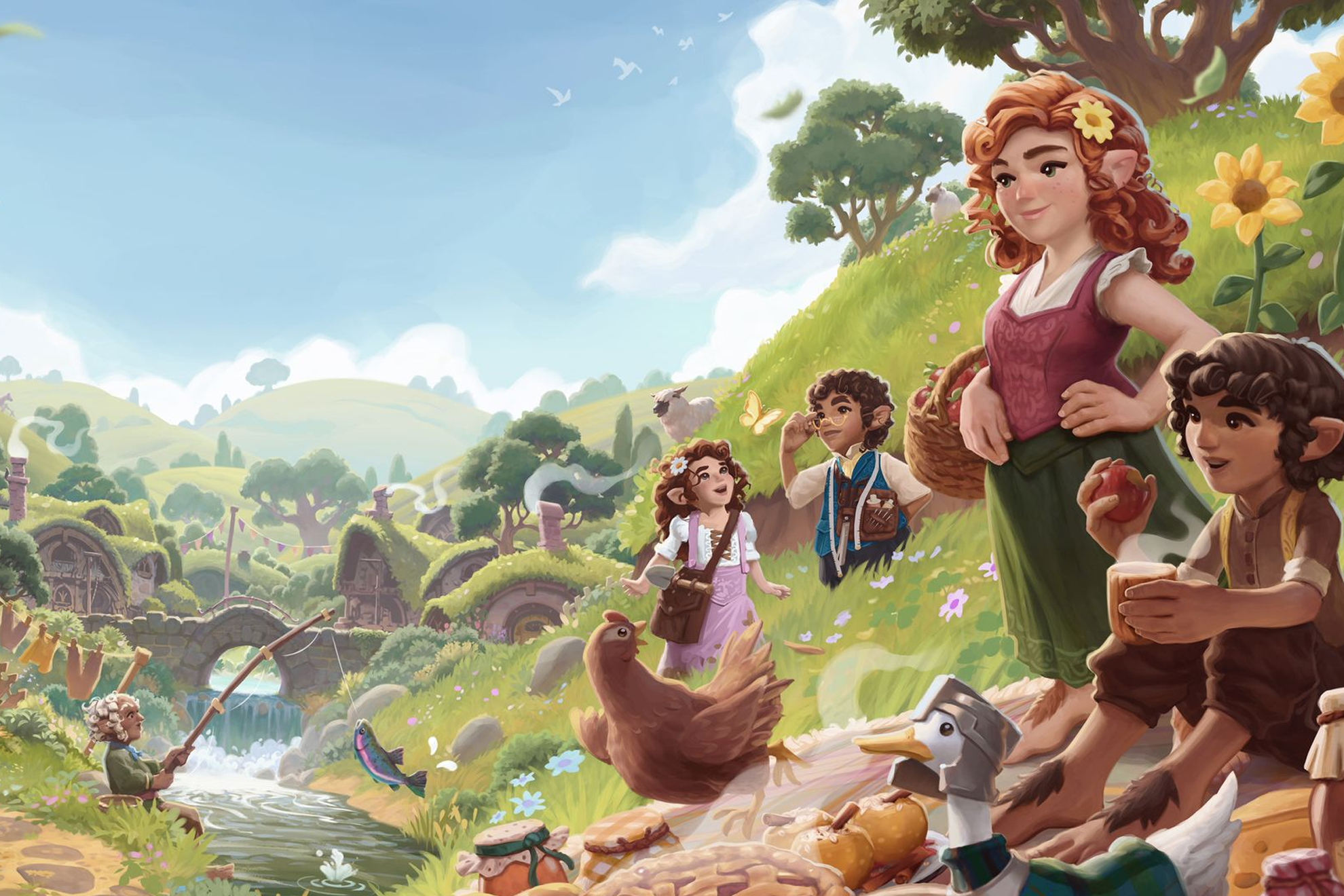 Convirtete en un Hobbit de ESDLA en Tales of the Shire, un juego de El Seor de los Anillos