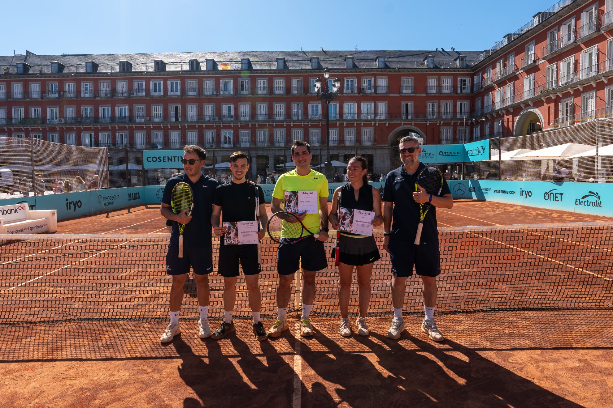 El Mutua Madrid Open arranca con Adecco y la Rafa Nadal Academy en la Plaza Mayor