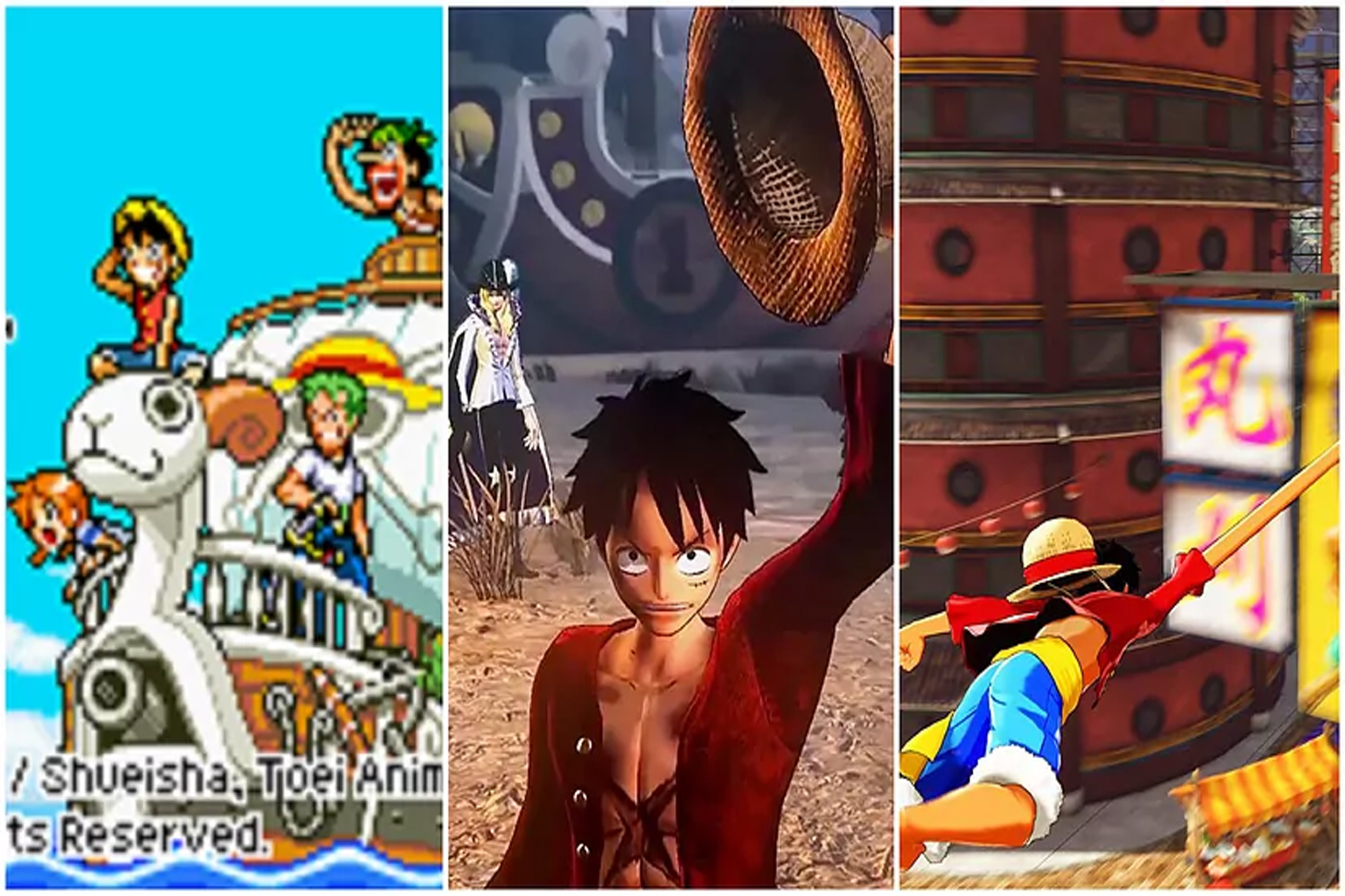 Estos son los mejores videojuegos jam�s creados de One Piece