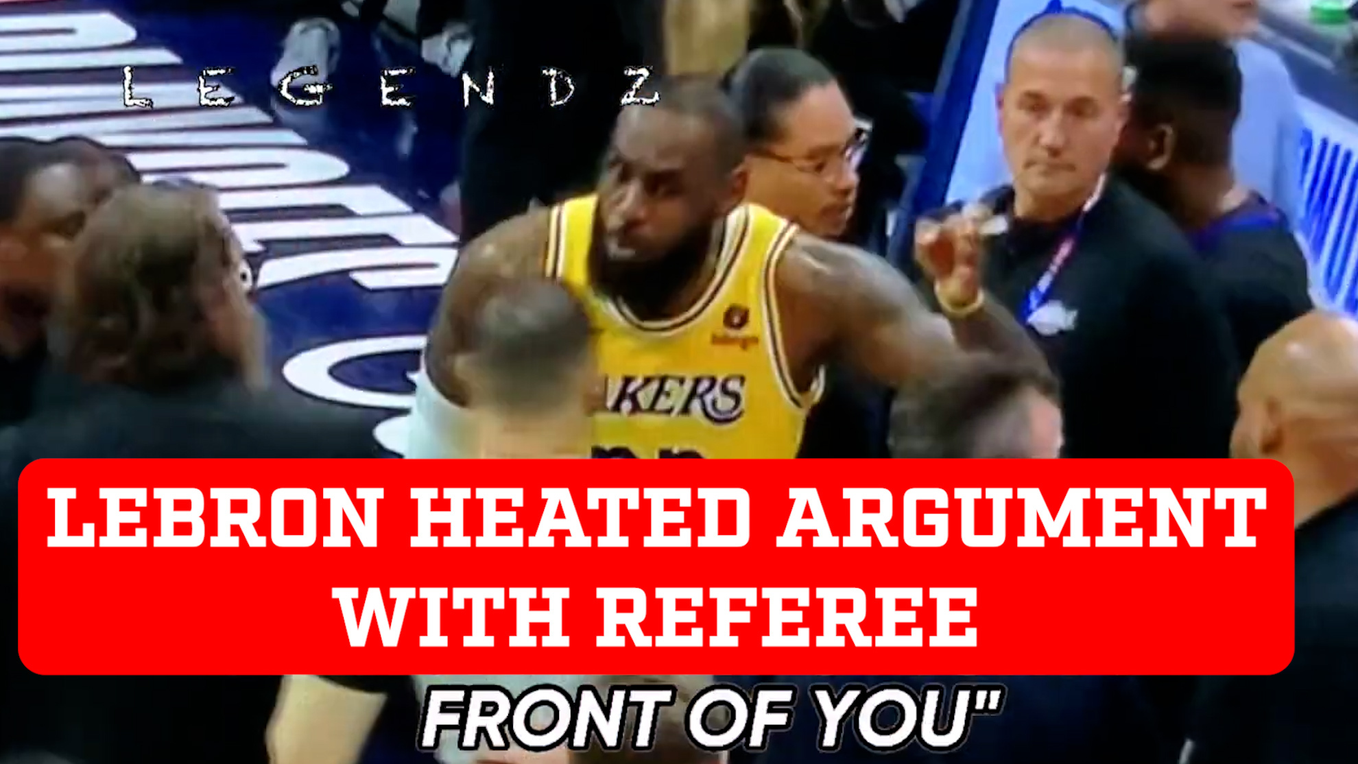 LeBron James heated argument with NBA referee leaked audio after Denver loss