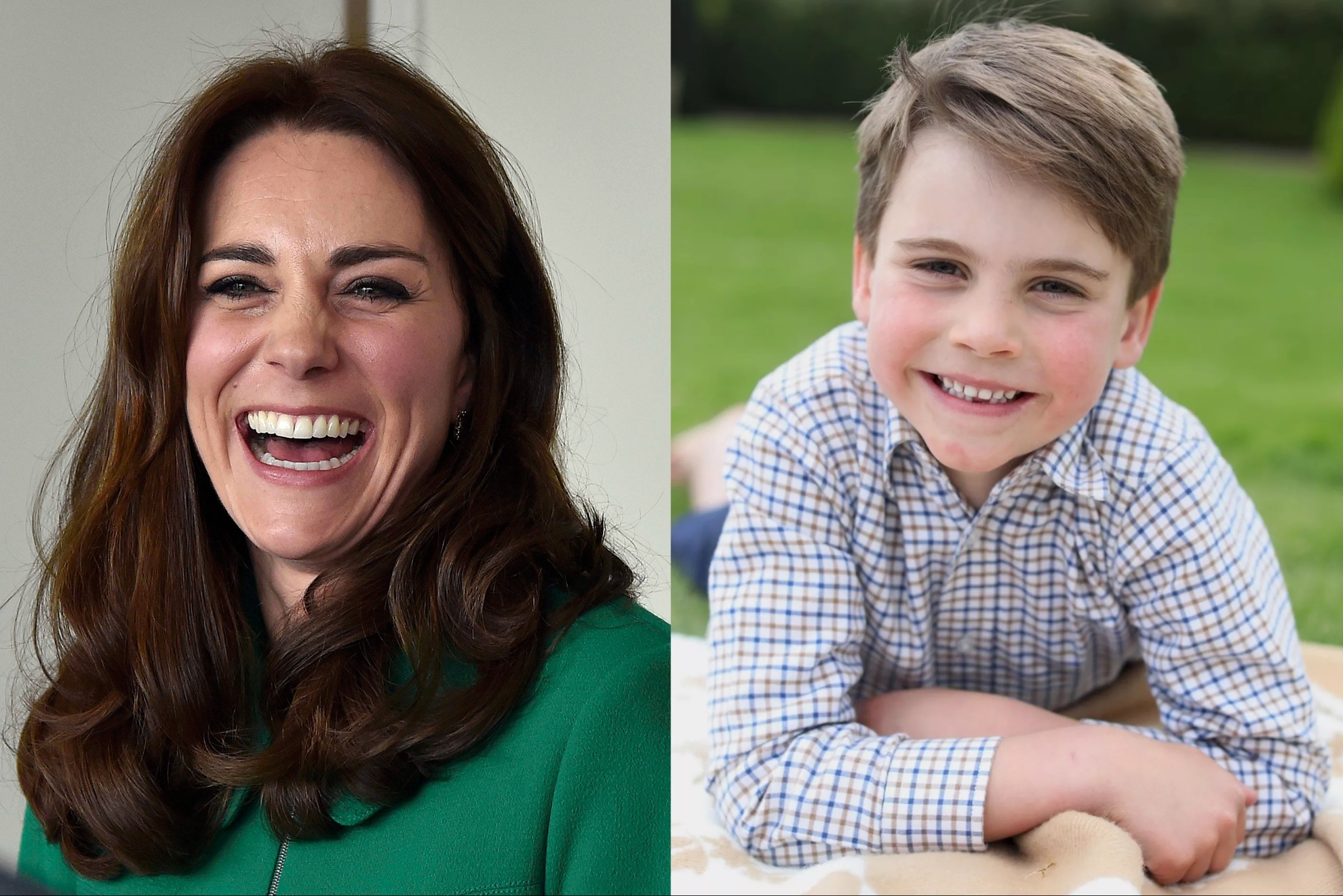 Princess of Wales, Kate Middleton, and her son Prince Louis.