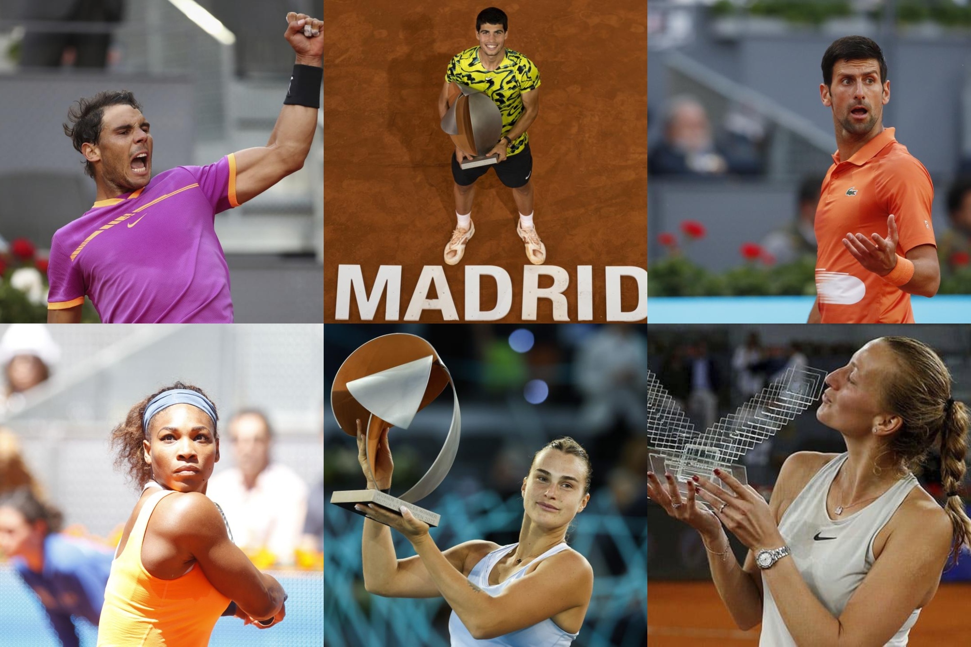 Ganadores del Mutua Madrid Open.